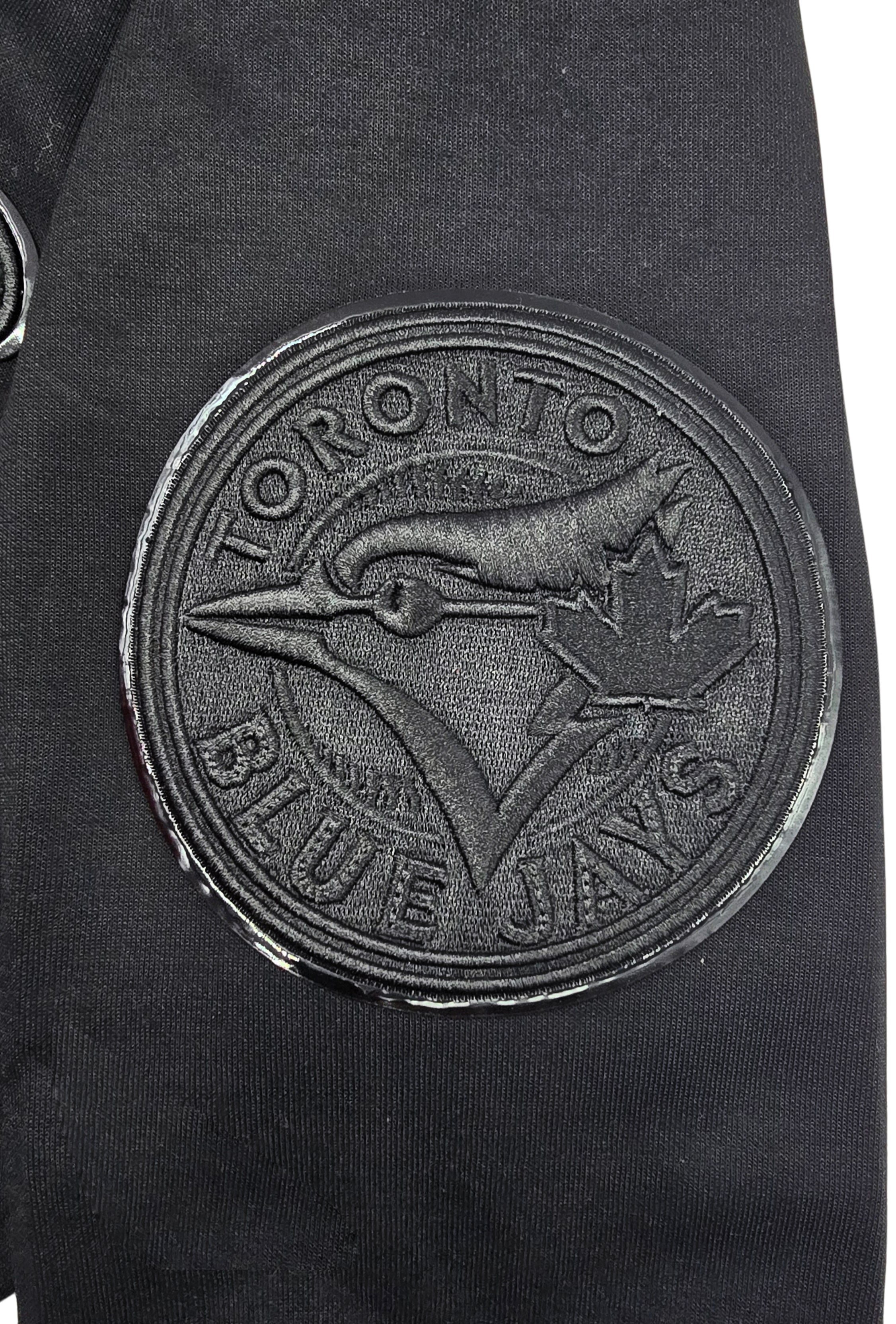 PRO STANDARD MEN'S MLB TORONTO BLUE JAYS ALL BLACK PULLOVER HOODIE