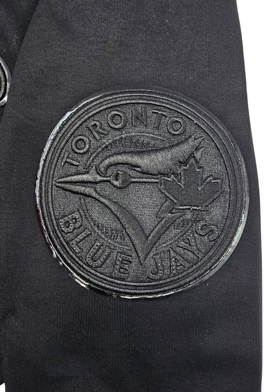 PRO STANDARD MEN'S MLB TORONTO BLUE JAYS ALL BLACK PULLOVER HOODIE