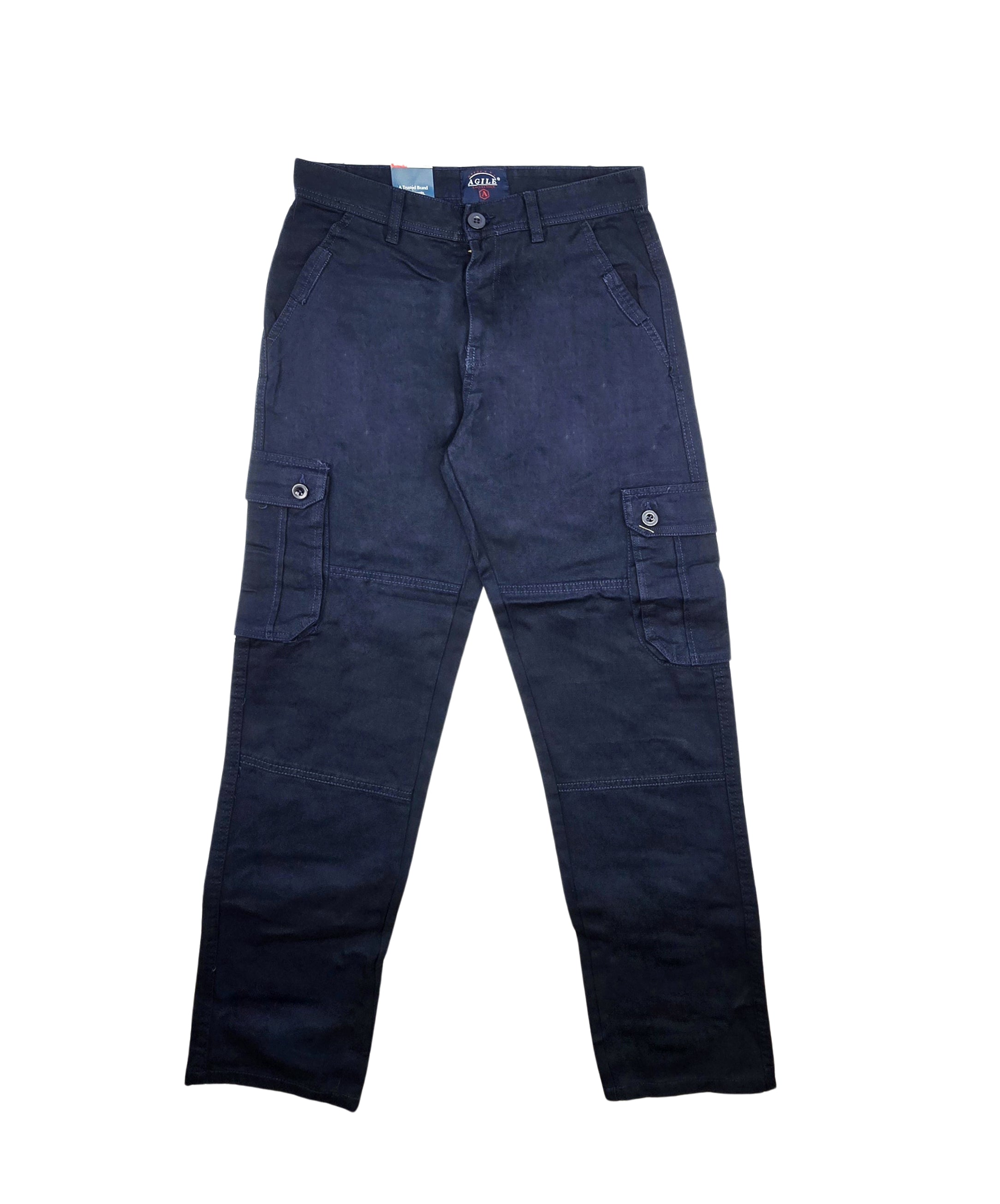 AGILE MEN'S CARGO PANTS (DARK NAVY)