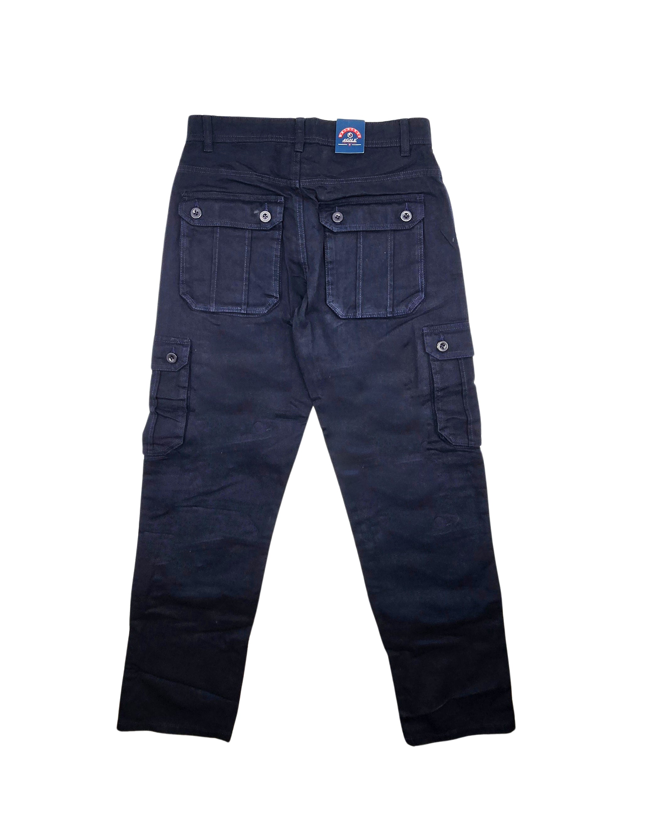 AGILE MEN'S CARGO PANTS (DARK NAVY)