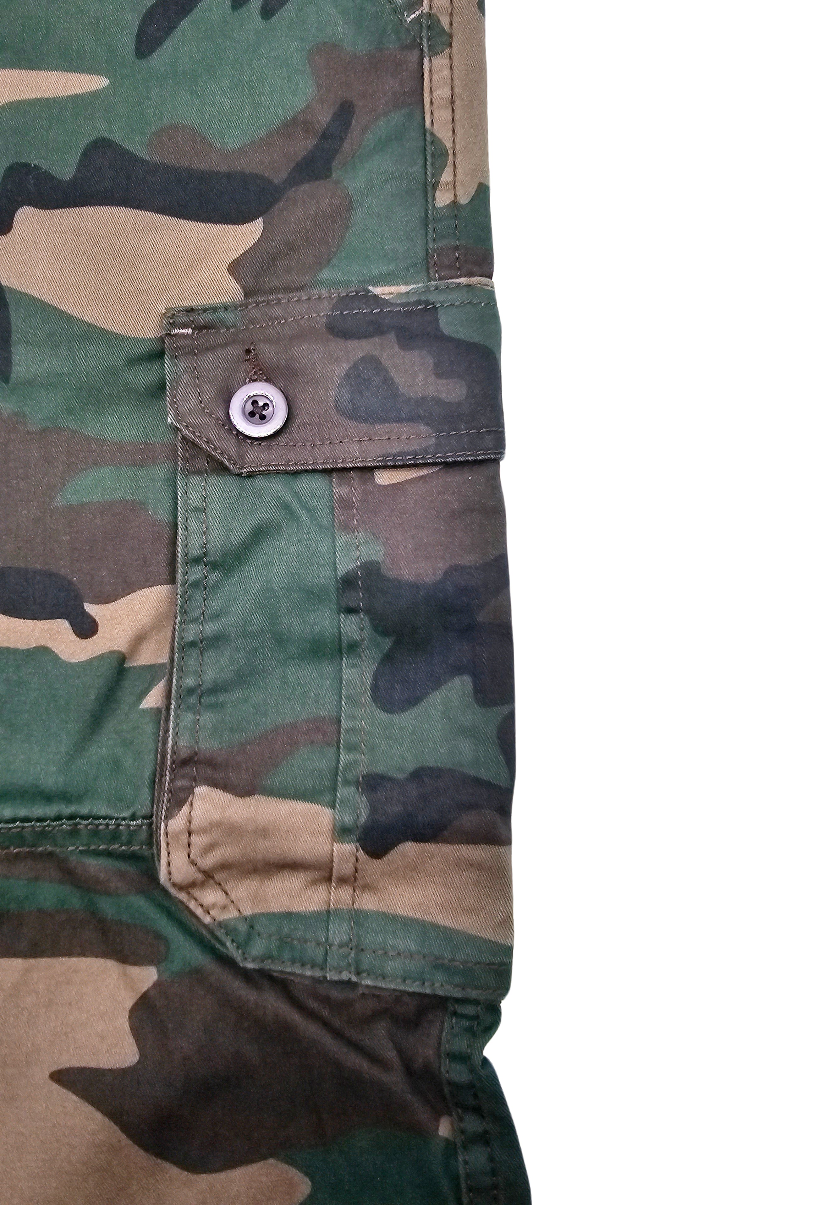 AGILE MEN'S CARGO PANTS W/ BELT (CAMO)