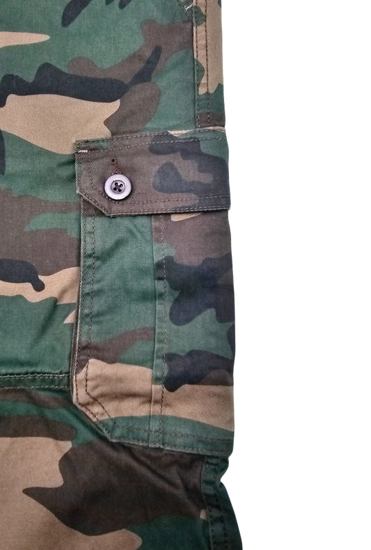 AGILE MEN'S CARGO PANTS W/ BELT (CAMO)