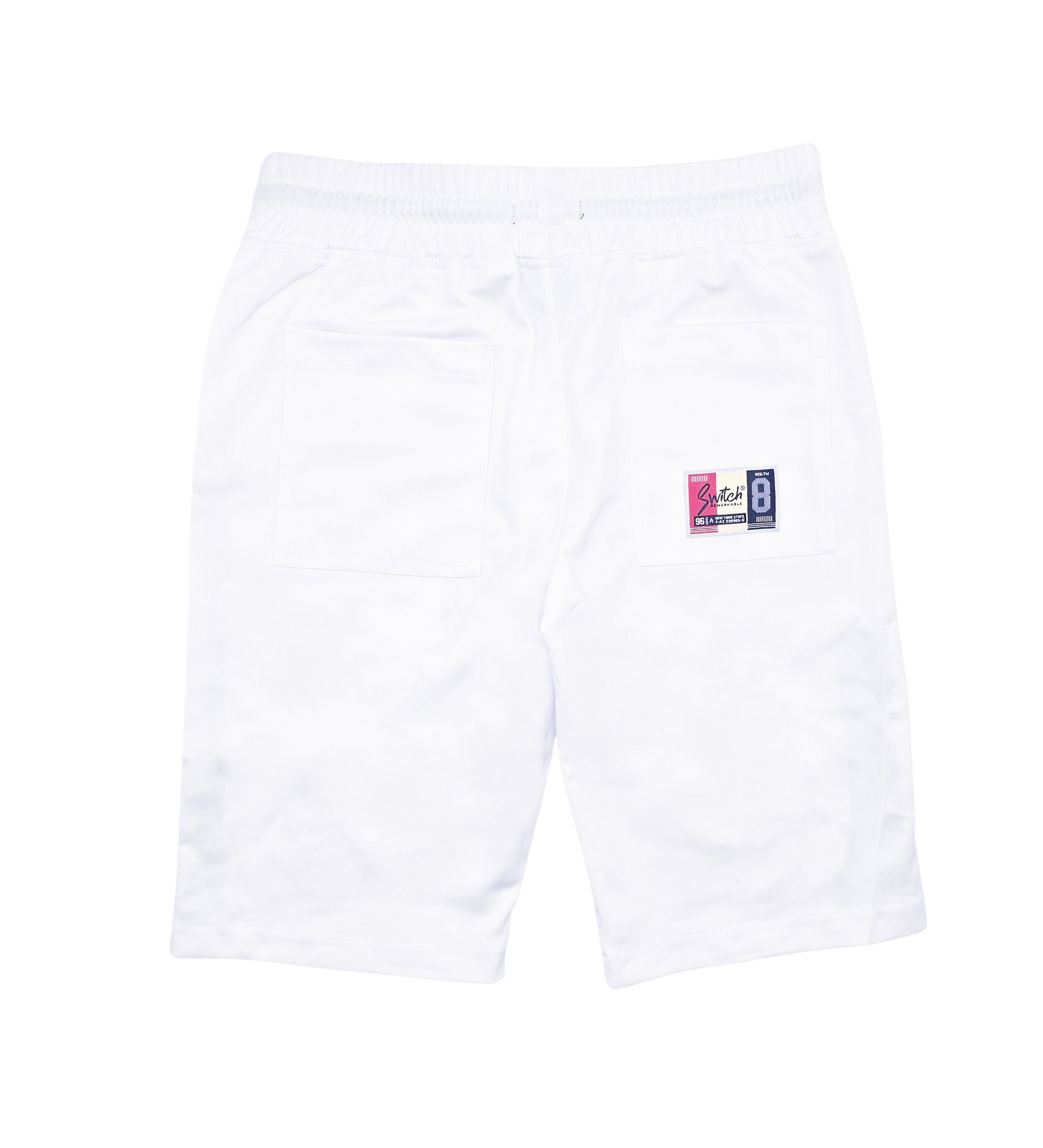 SWITCH MENS CHAMPIONS RACE MOTOR SPORT JERSEY/SHORTS SET (WHITE/BLUE)