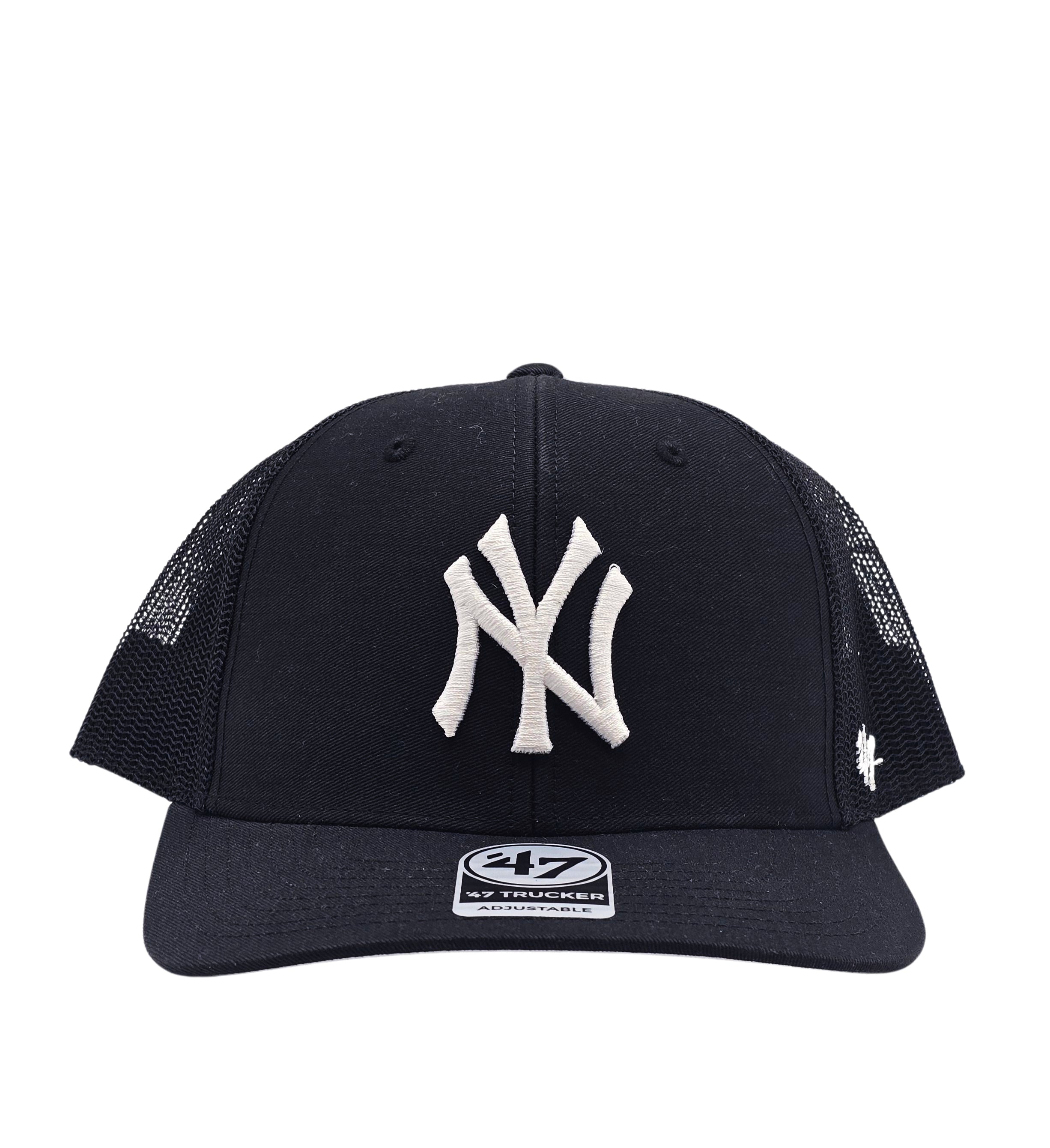 MLB NEW YORK YANKEES BLACK TRUCKER SNAPBACK CAP