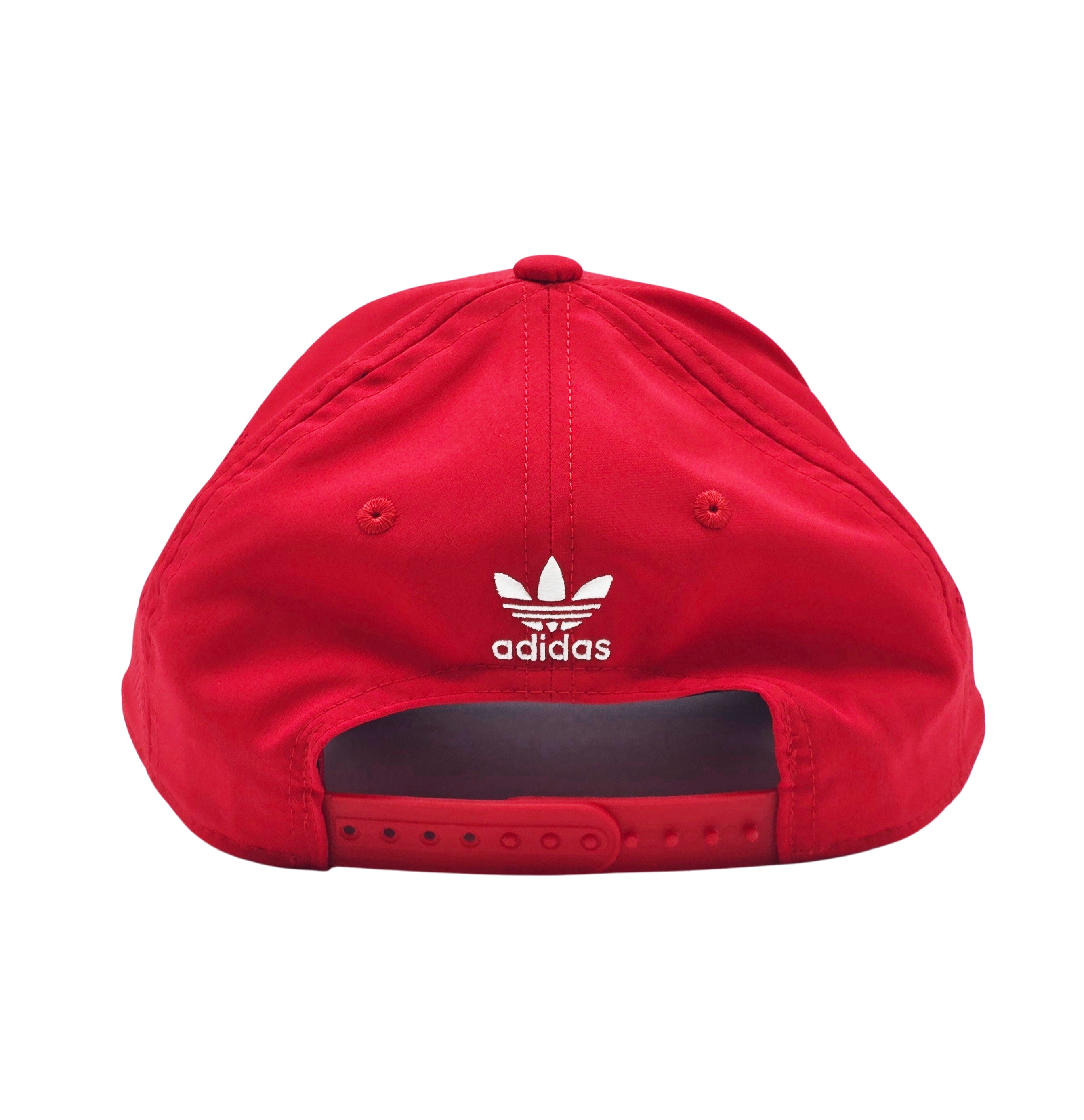 ADIDAS DRI-FIT RED/WHITE SNAPBACK TRAINING CAP