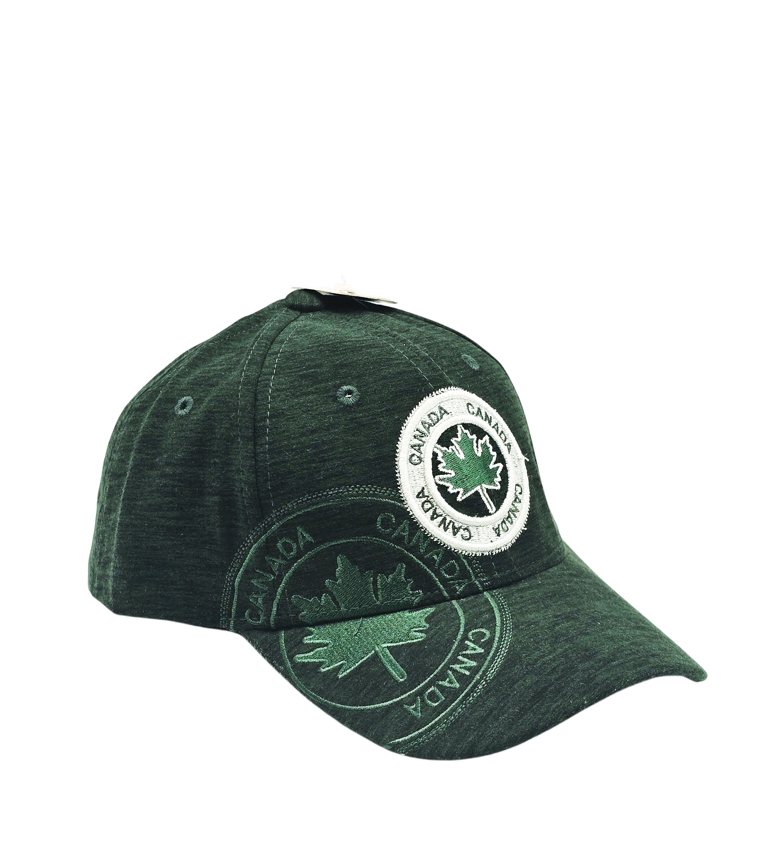 CANADA EMBROIDERED LOGO SHADOW TECH ADJUSTABLE CAP (DARK GREEN)
