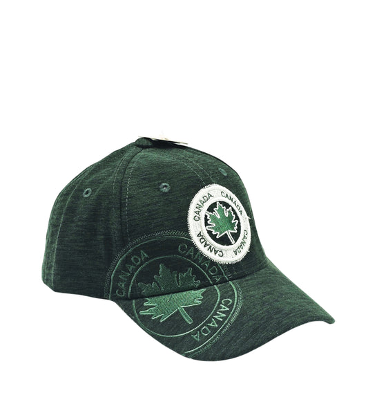 CANADA EMBROIDERED LOGO SHADOW TECH ADJUSTABLE CAP (DARK GREEN)