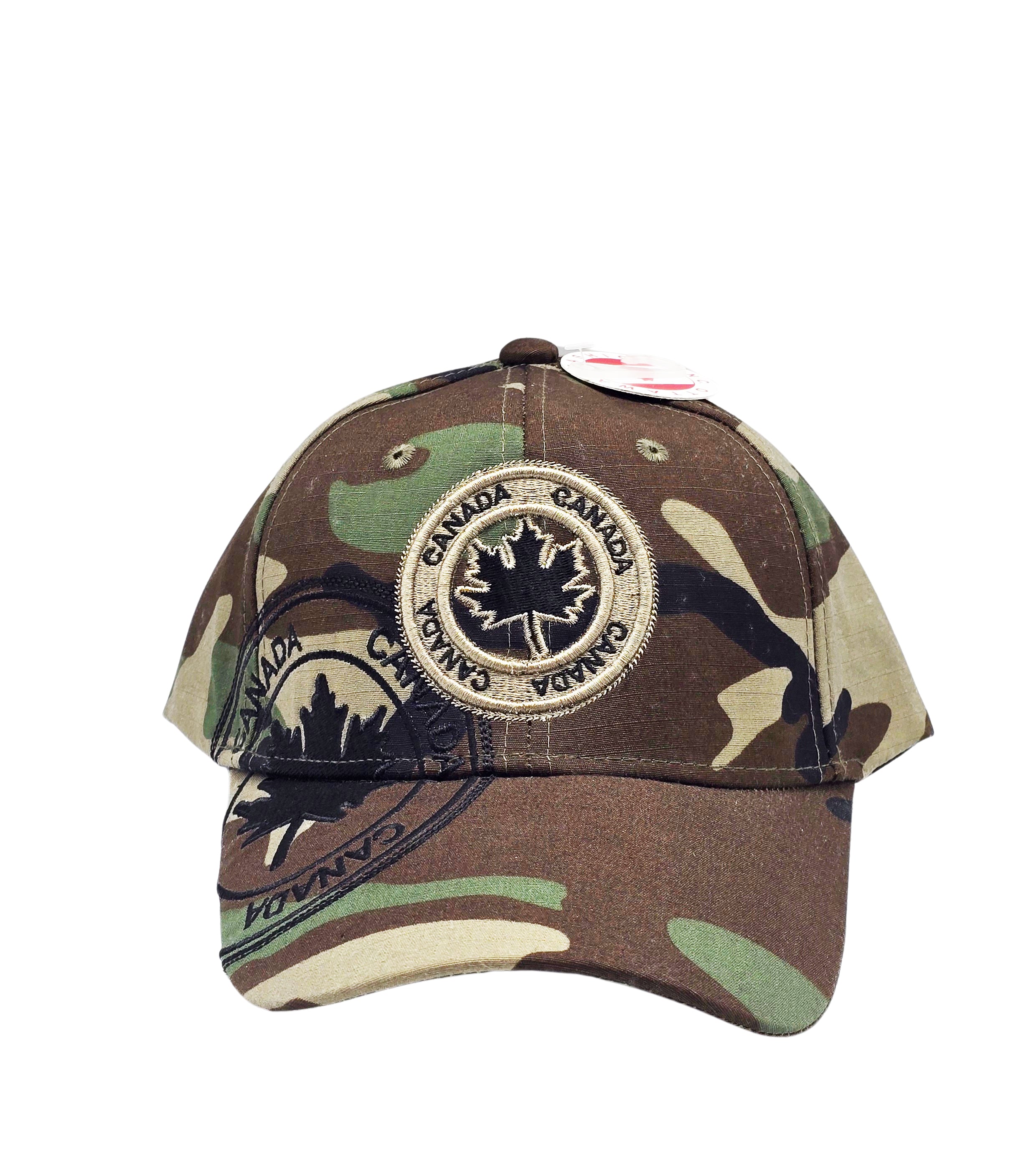 CANADA EMBROIDERED LOGO ADJUSTABLE CAP (GREEN CAMO)