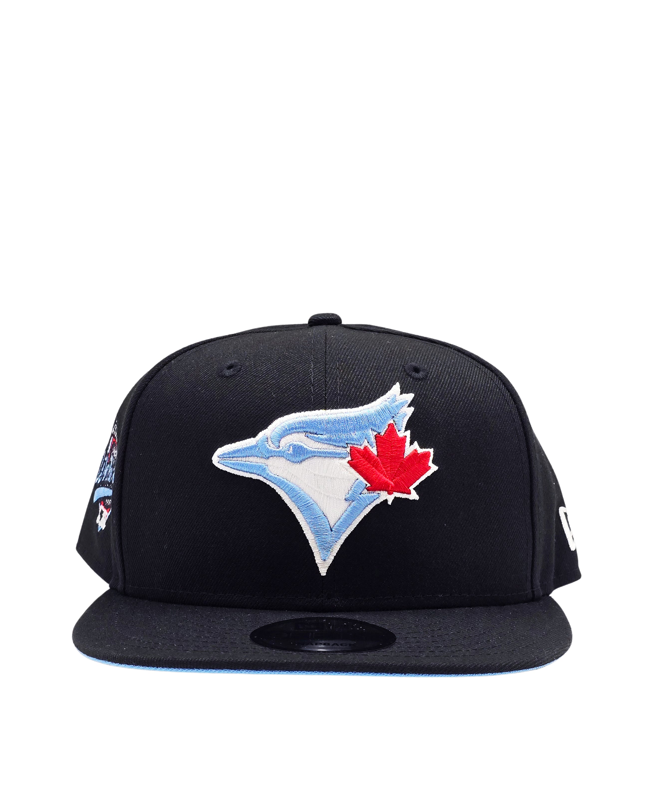 NEW ERA 9FIFTY TORONTO BLUE JAYS 1993 WORLD SERIES EDITION BLACK/BLUE SNAPBACK HAT