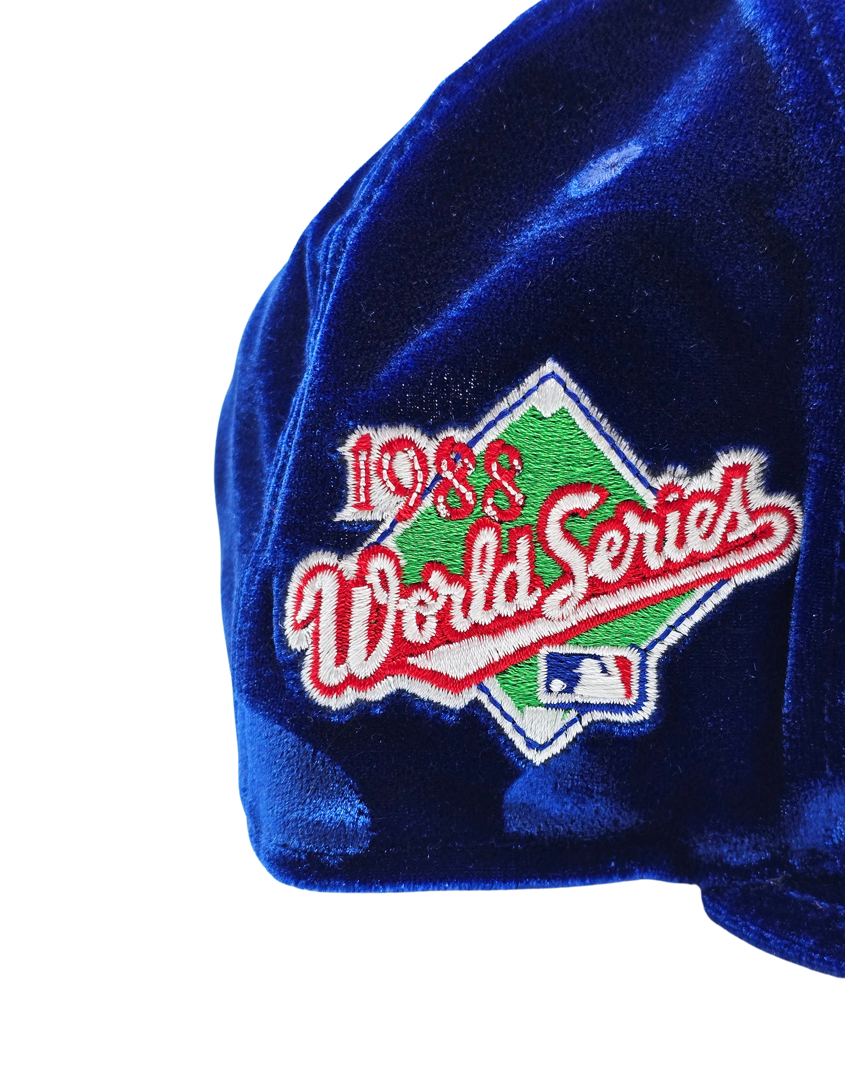 NEW ERA 9FIFTY LOS ANGELES DODGERS 1988 WORLD SERIES DARK ROYAL SNAPBACK HAT