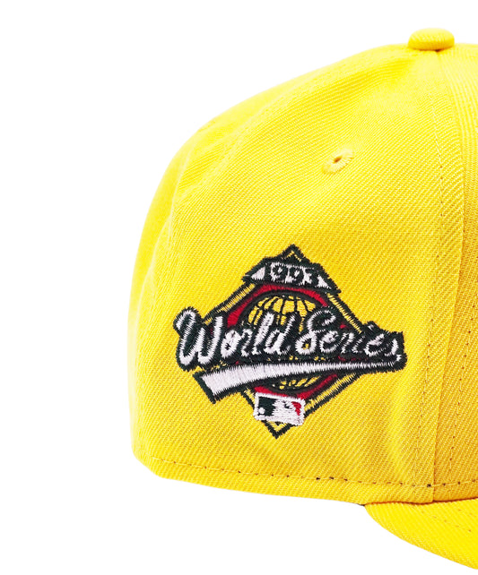 NEW ERA 9FIFTY TORONTO BLUE JAYS 1993 WORLD SERIES EDITION YELLOW/GREEN SNAPBACK HAT