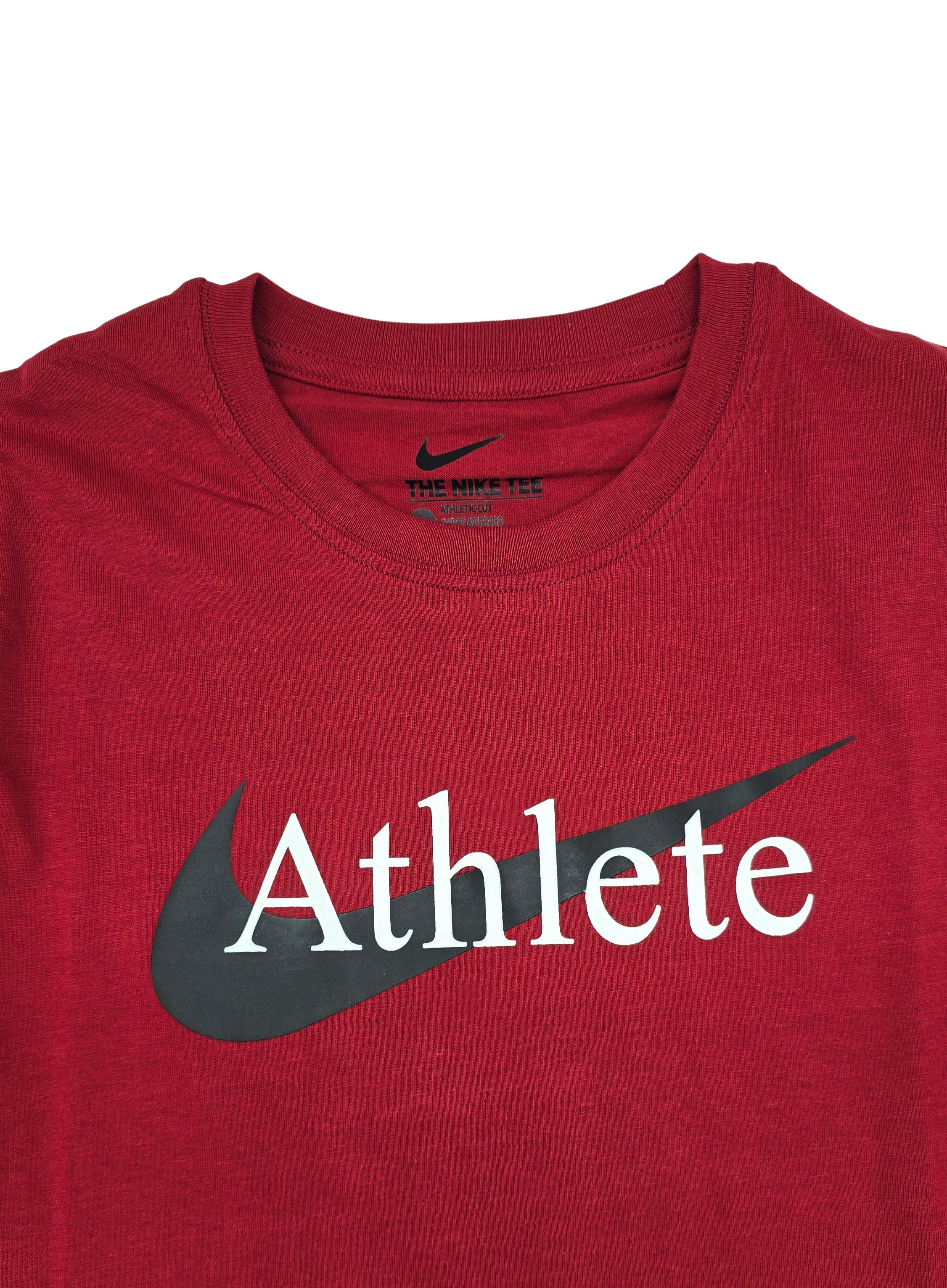 NIKE ATHLETE SPORTSWEAR MEN'S T-SHIRT (BURGUNDY)