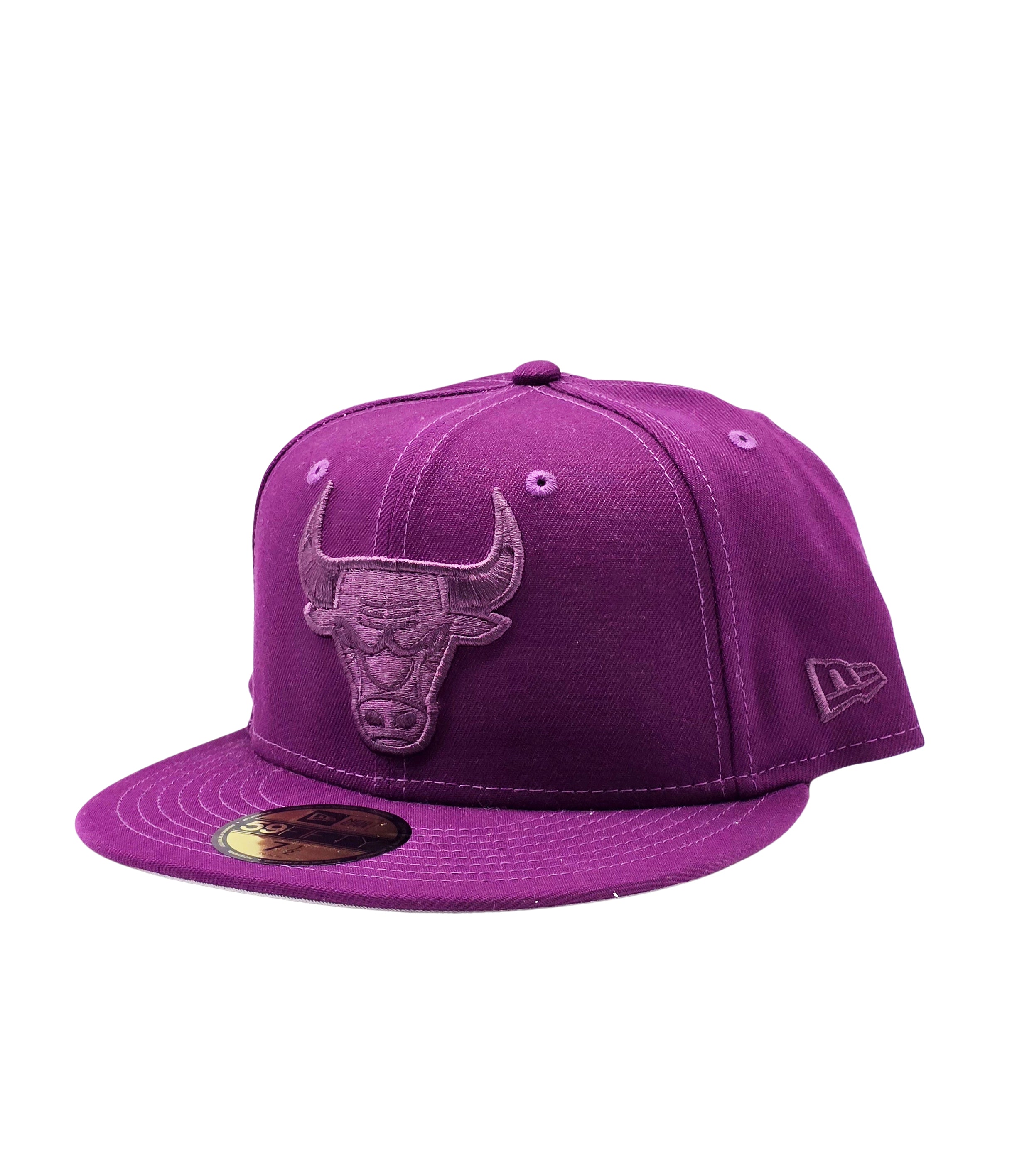 NEW ERA 59FIFTY MEN'S CHICAGO BULLS PURPLE FITTED HAT