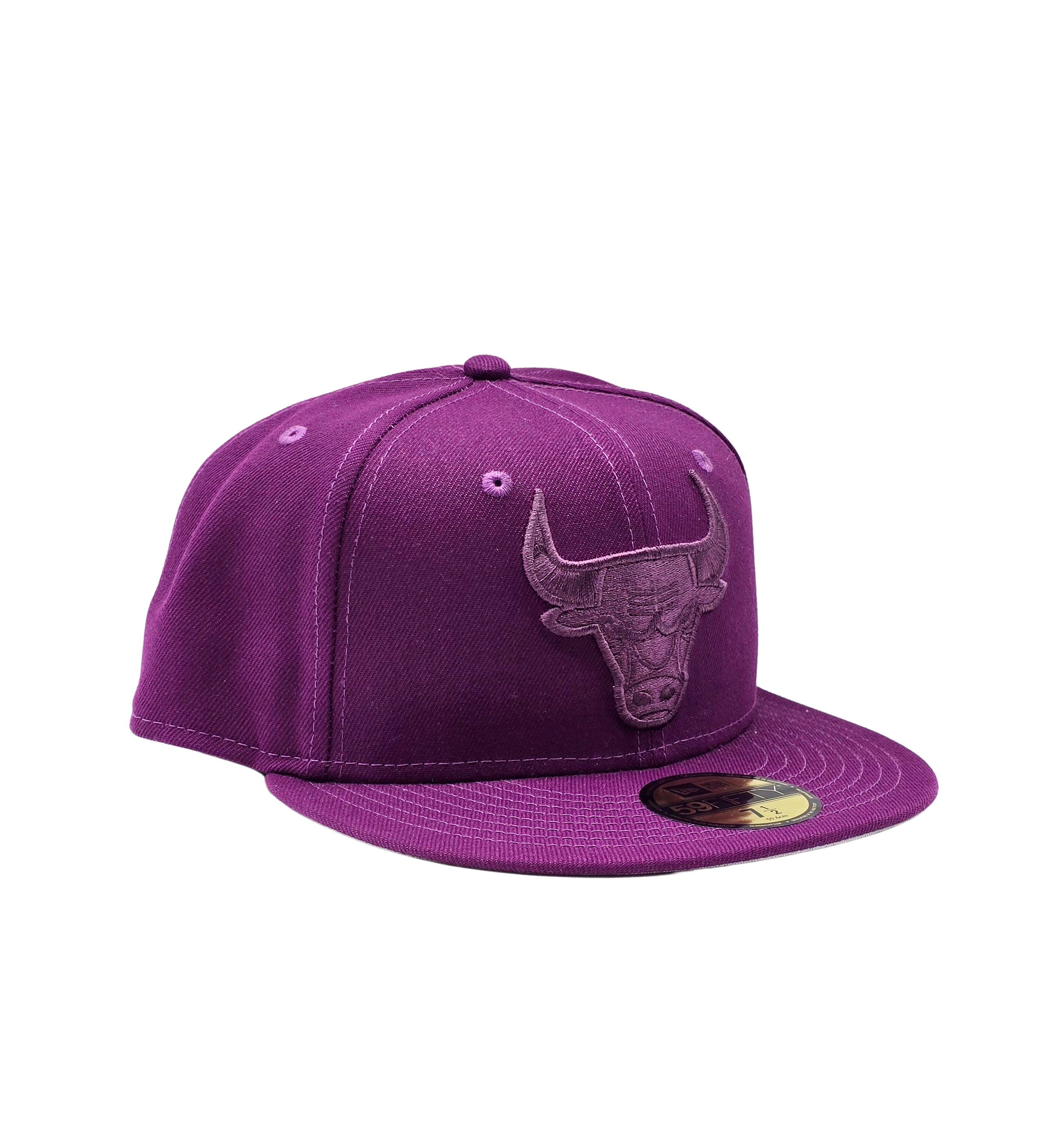 NEW ERA 59FIFTY MEN'S CHICAGO BULLS PURPLE FITTED HAT