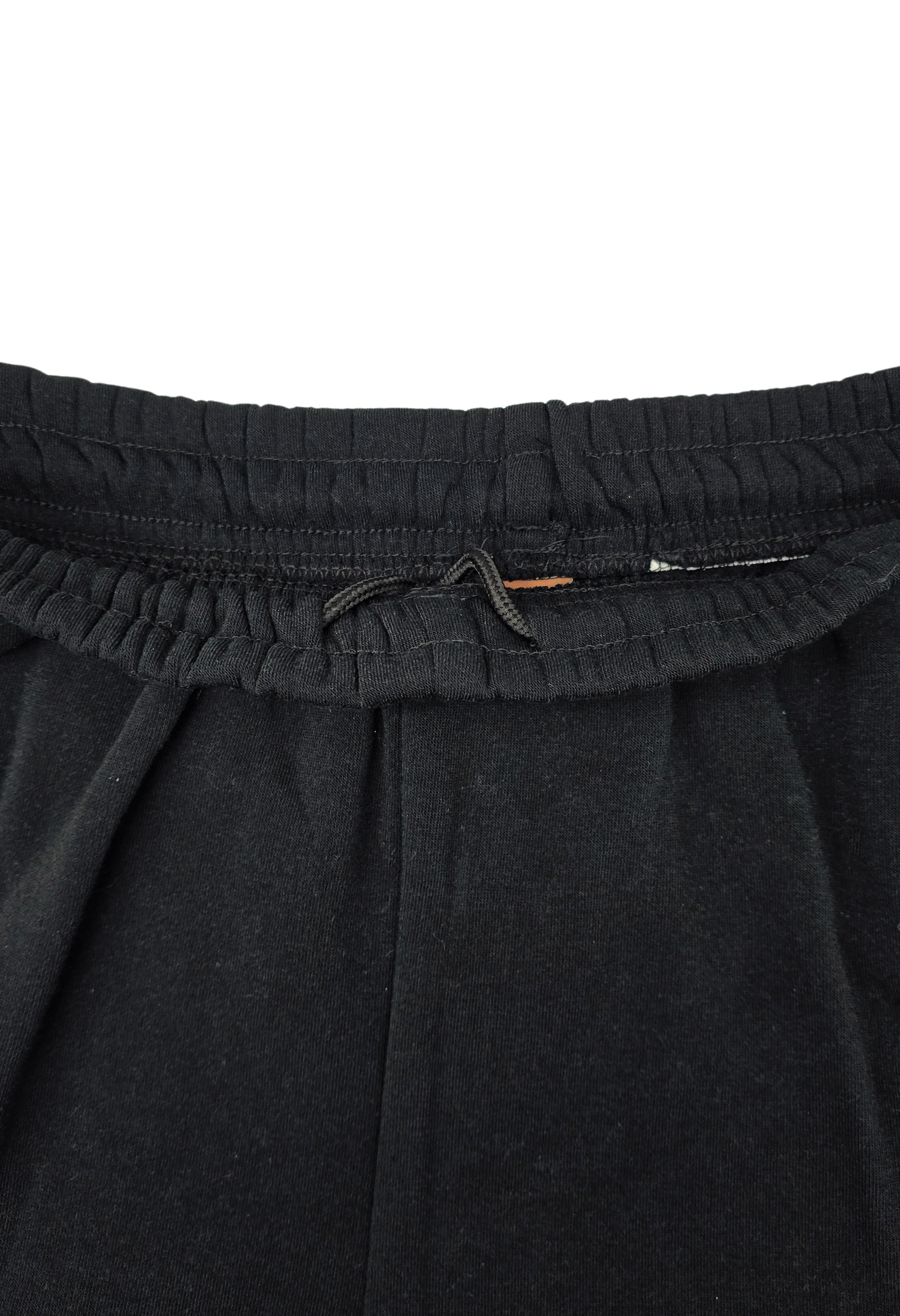 US ICON MEN'S FLEECE STRAIGHT FIT CARGO JOGGER (BLACK)