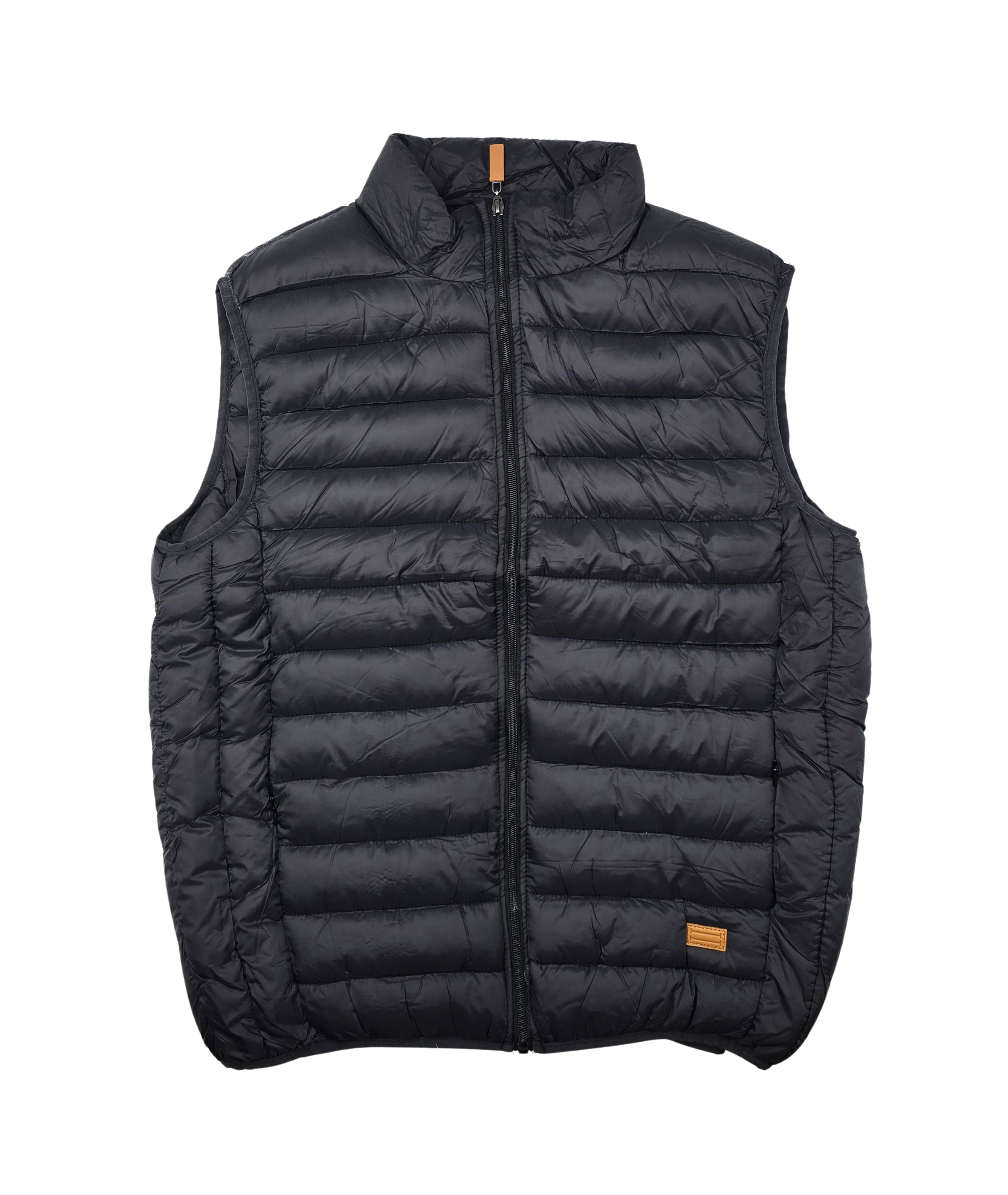 U.S. ICON MEN'S PUFFER VEST (BLACK)