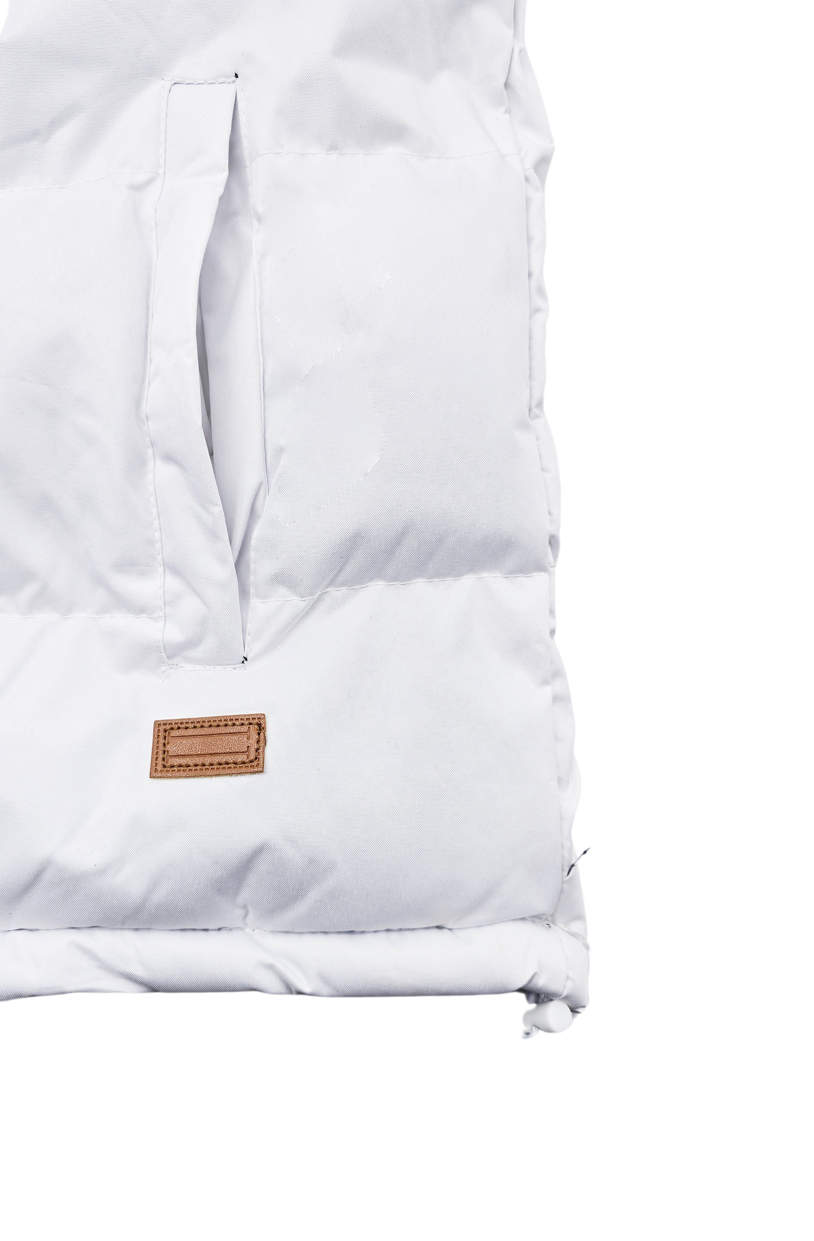 U.S. ICON MEN'S PUFFER VEST (WHITE)