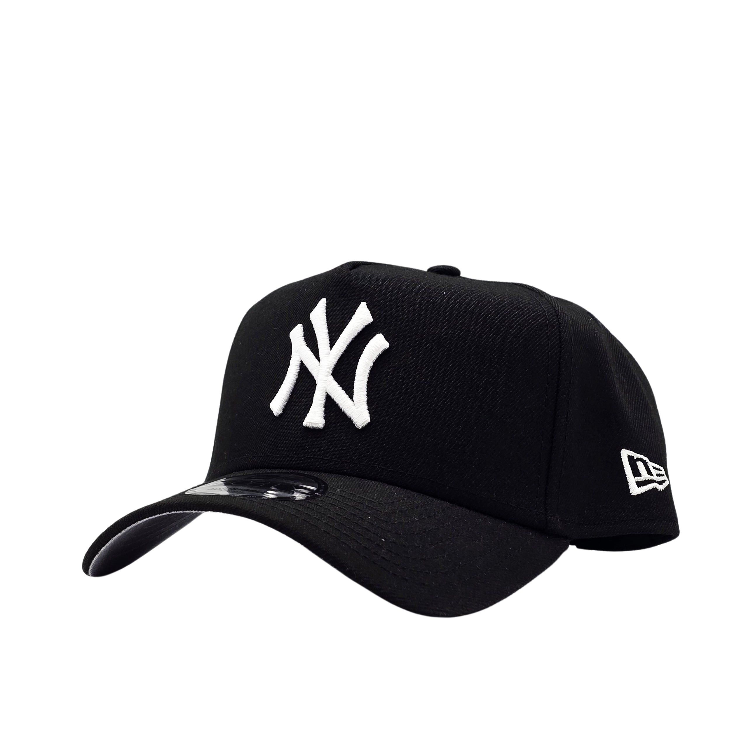 NEW ERA MEN'S 9FORTY A-FRAME MLB NEW YORK YANKEES BLACK/WHITE SNAPBACK HAT