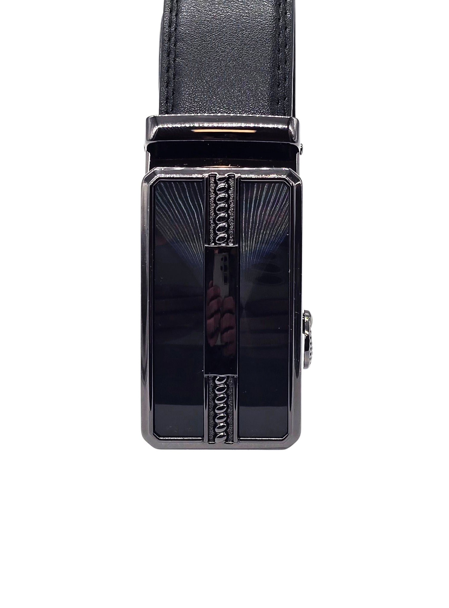 MEN'S ADJUSTABLE DESIGNER BELT (BLACK M-60)