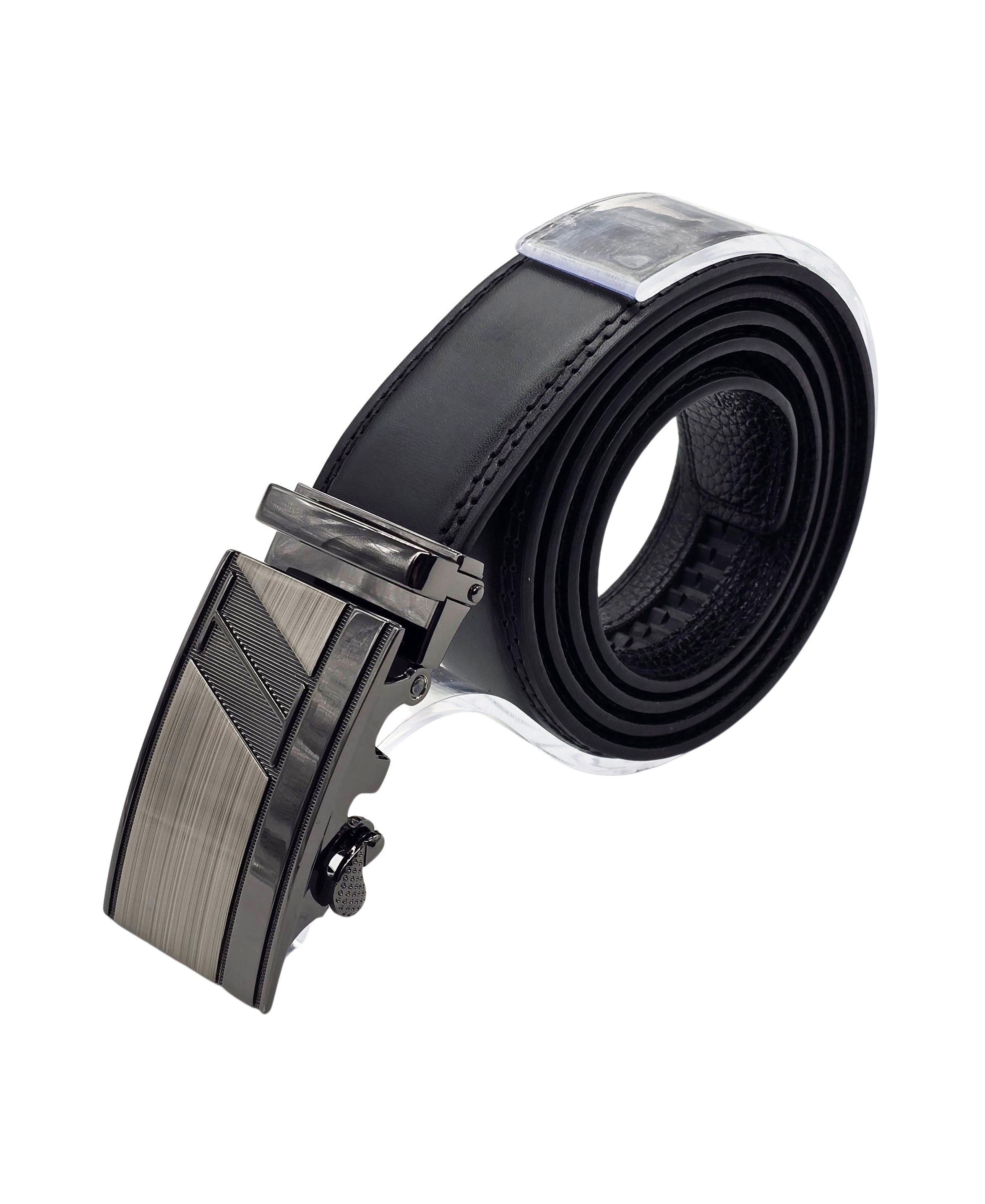 MEN'S ADJUSTABLE DESIGNER BELT (BLACK M-68)