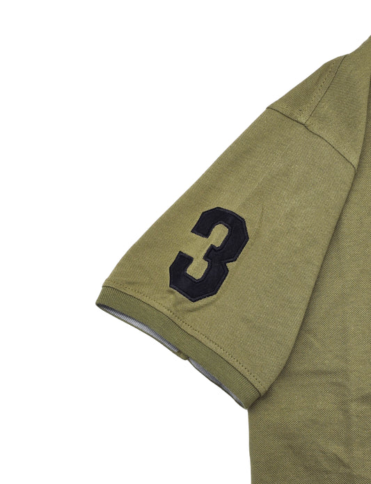 U.S. POLO ASSN. MEN'S BIG LOGO GOLF SHIRT (OLIVE)