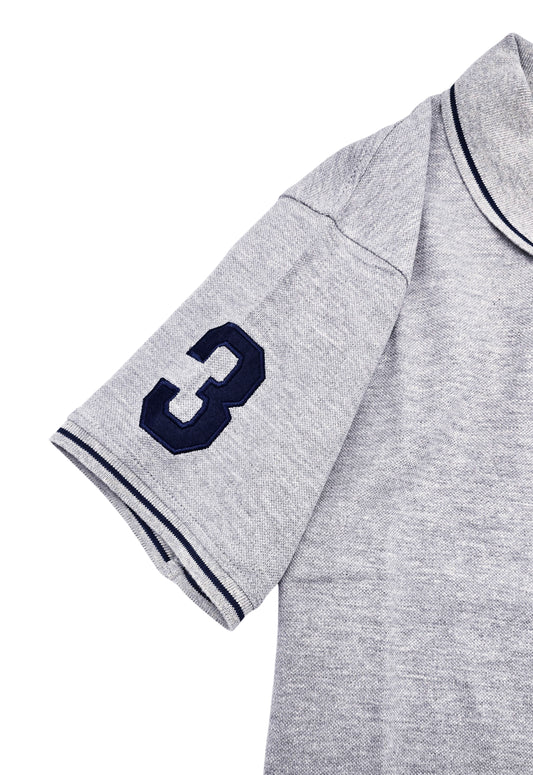 U.S. POLO ASSN. MEN'S BIG LOGO GOLF SHIRT (GREY)