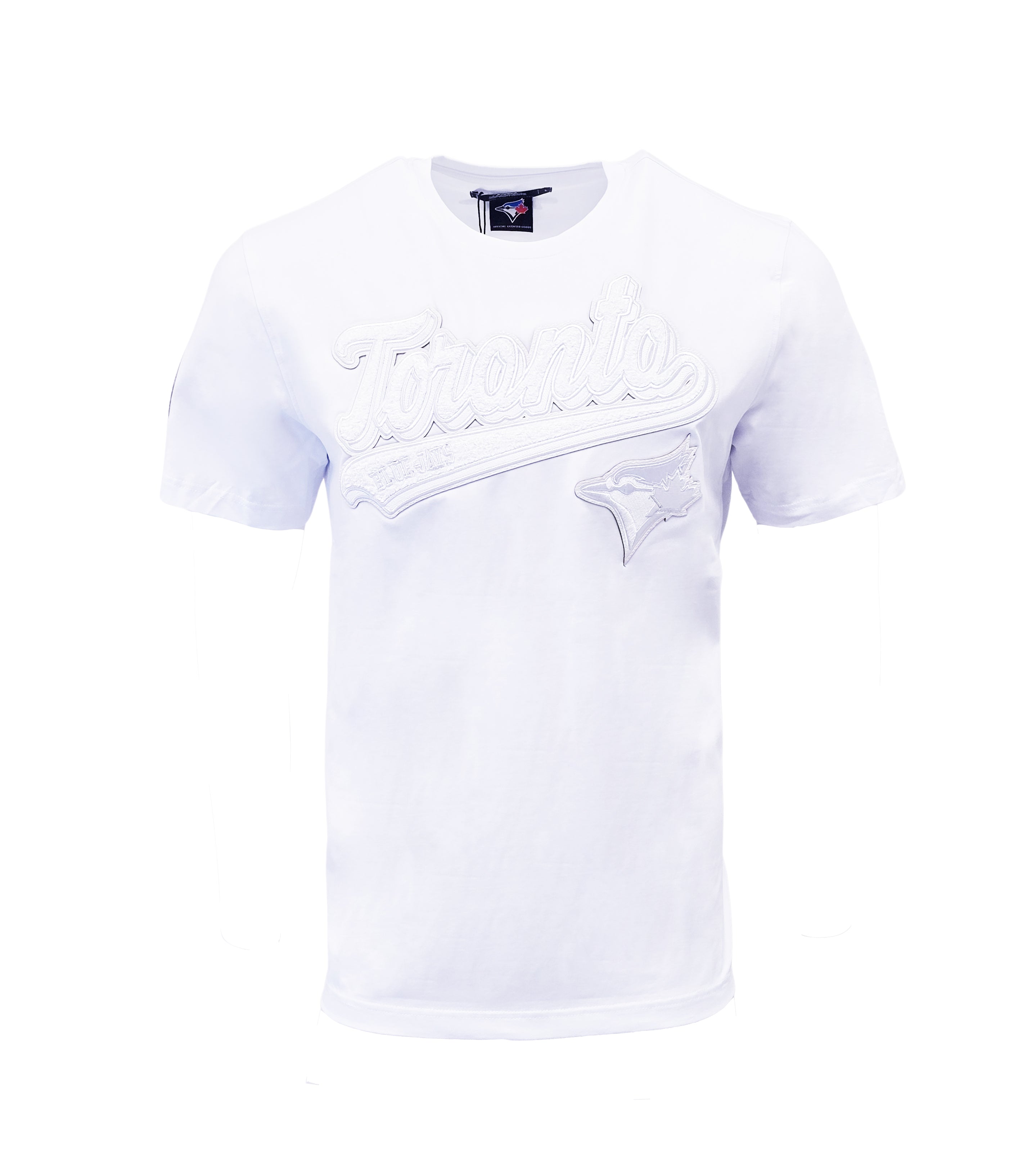 PRO STANDARD MLB TORONTO BLUE JAYS WHITE LOGO PRO TEAM MEN'S T-SHIRT