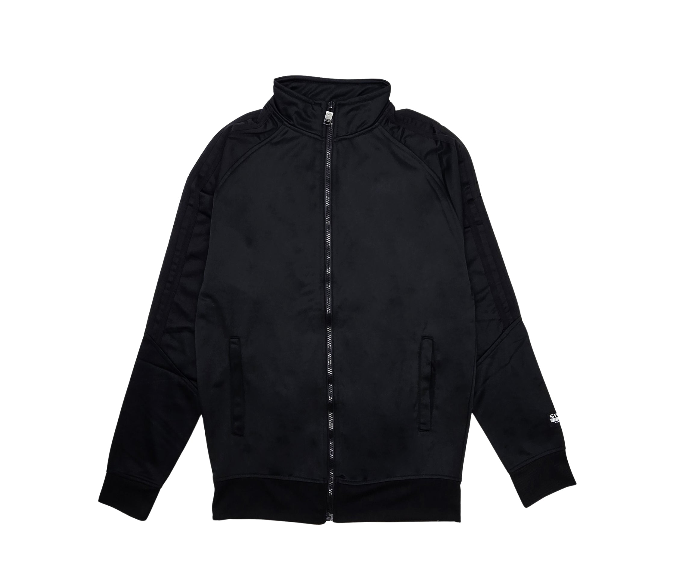 SWITCH MEN'S BASIC SIDE-STRIPES 2-PIECE TRACK SET (BLACK)