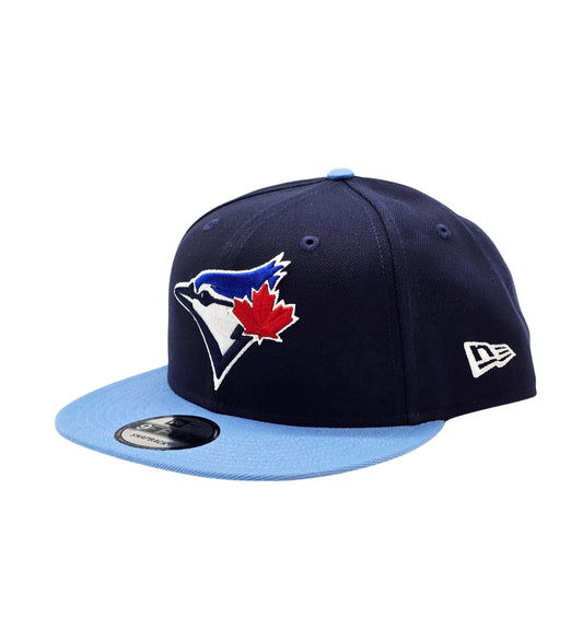 NEW ERA 9FIFTY TORONTO BLUE JAYS NAVY/SKY BLUE SNAPBACK HAT