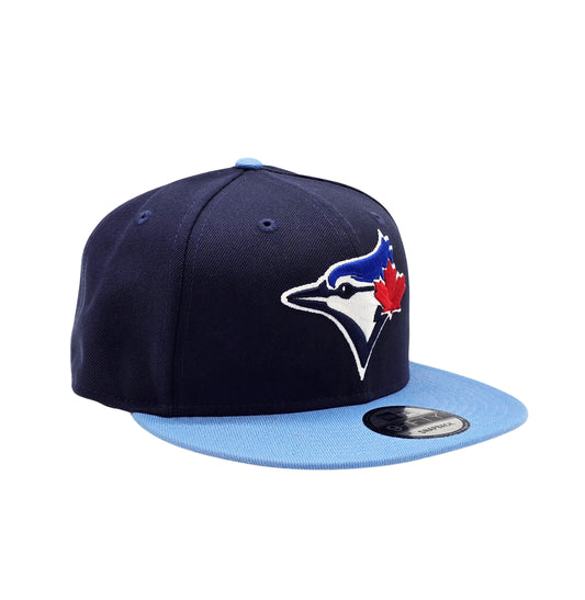 NEW ERA 9FIFTY TORONTO BLUE JAYS NAVY/SKY BLUE SNAPBACK HAT