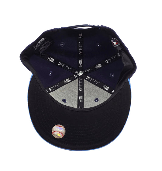 NEW ERA 9FIFTY TORONTO BLUE JAYS NAVY/SKY BLUE SNAPBACK HAT