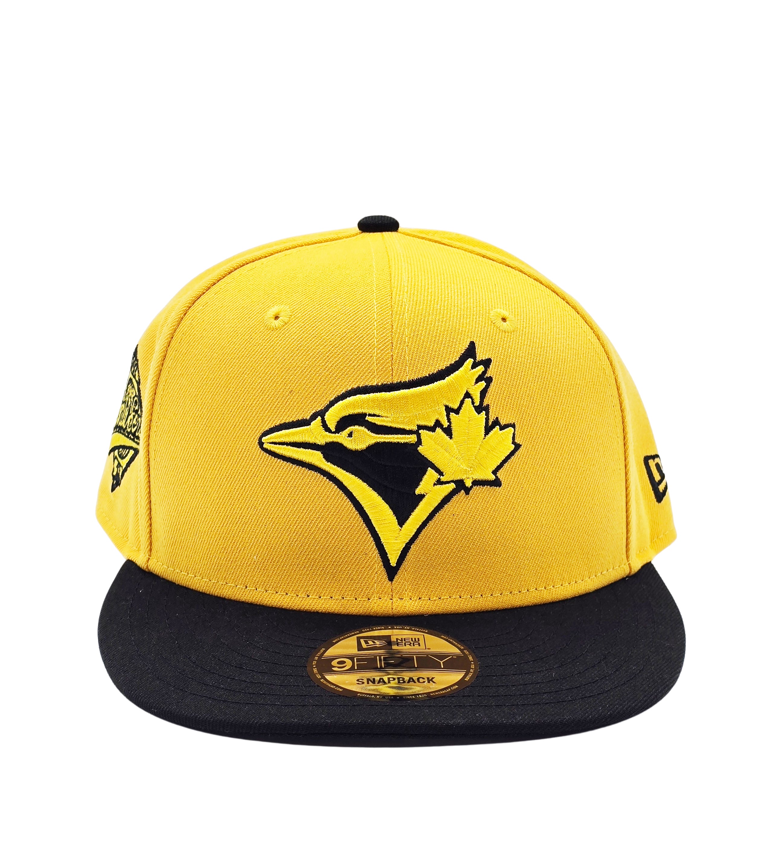 NEW ERA 9FIFTY MLB TORONTO 1992 WORLD SERIES TORONTO BLUE JAYS YELLOW/BLACK SNAPBACK HAT