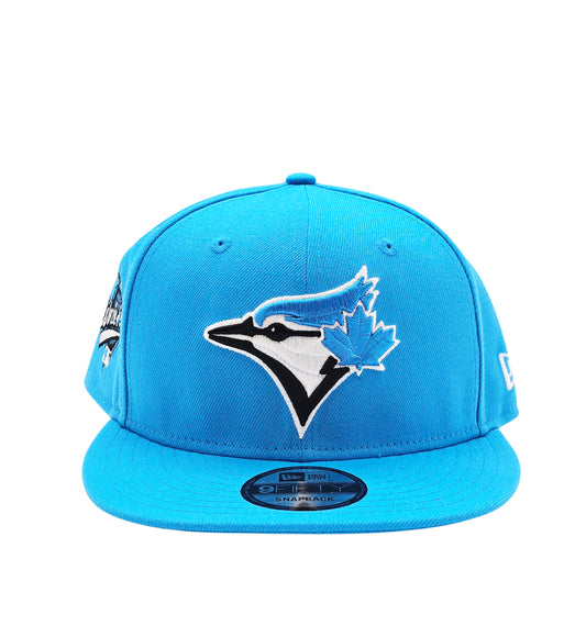 NEW ERA 9FIFTY MLB TORONTO 1992 WORLD SERIES TORONTO BLUE JAYS FANATIC BLUE SNAPBACK HAT