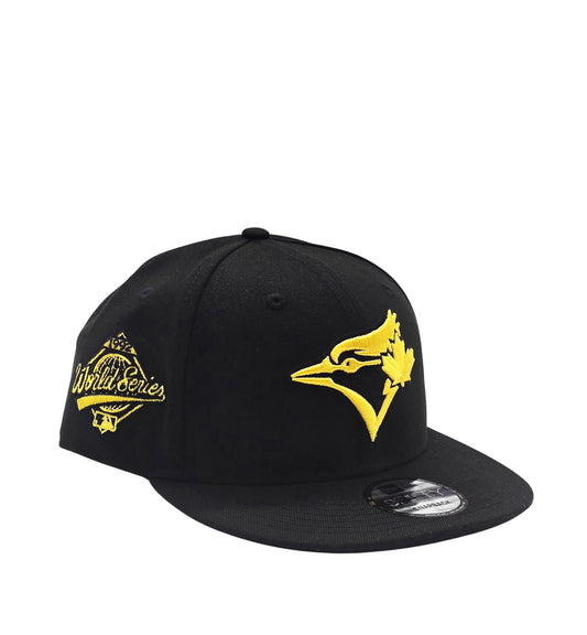NEW ERA 9FIFTY MLB TORONTO 1992 WORLD SERIES TORONTO BLUE JAYS BLACK/GOLD SNAPBACK HAT