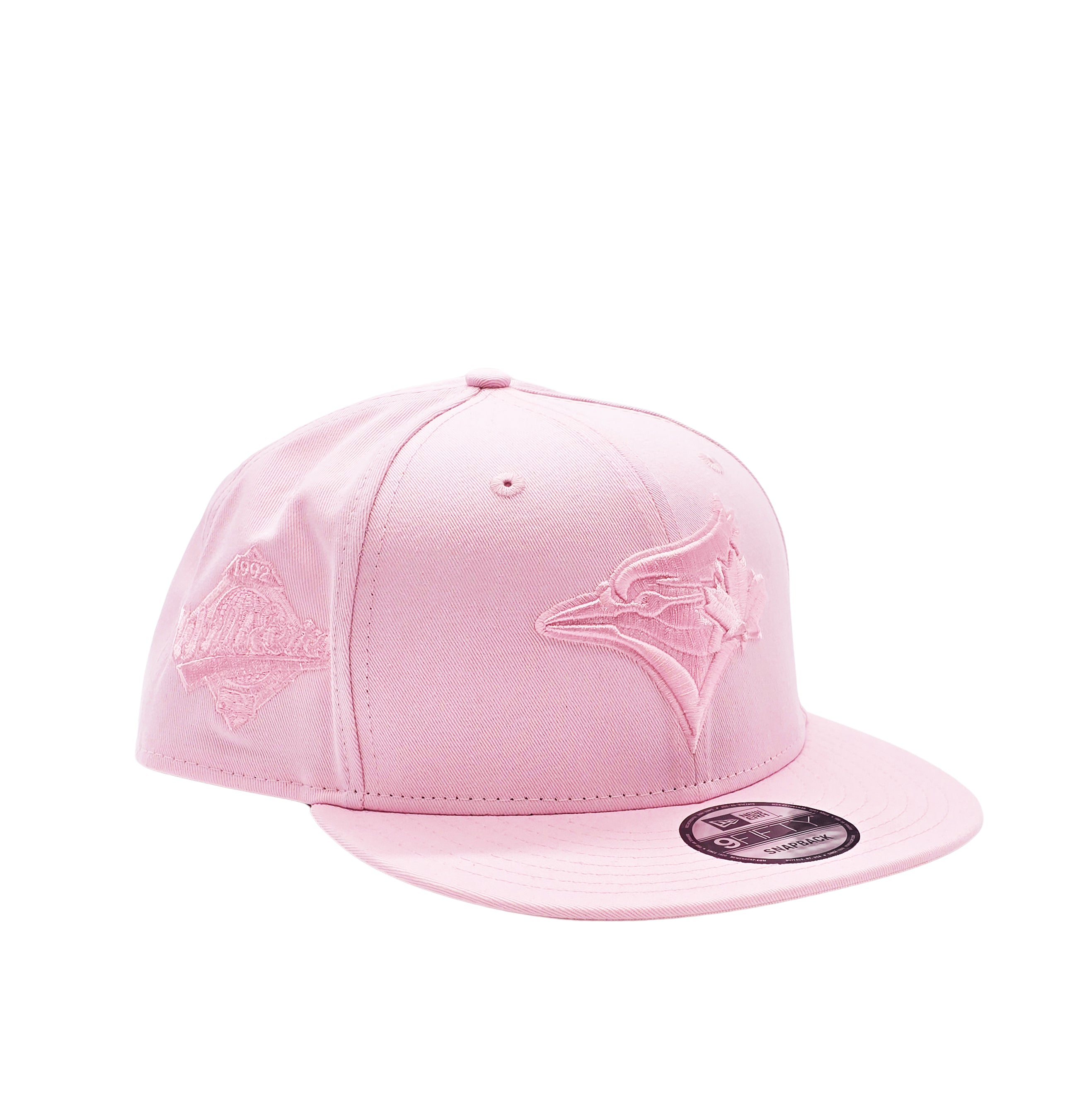NEW ERA 9FIFTY MLB TORONTO 1992 WORLD SERIES TORONTO BLUE JAYS PINK SNAPBACK HAT