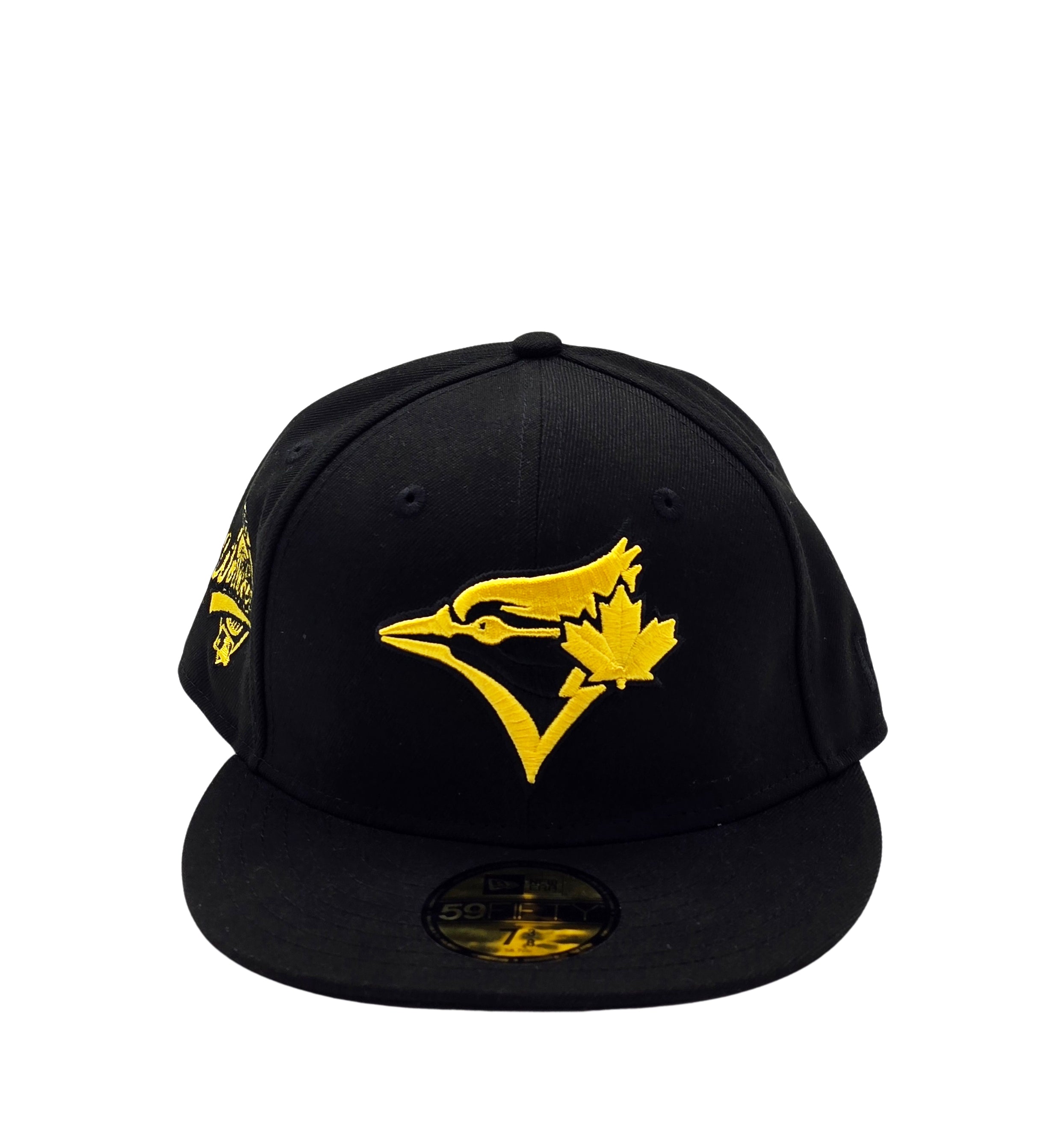 NEW ERA 59FIFTY MLB TORONTO BLUE JAYS 1993 WORLD SERIES BLACK/GOLD FITTED HAT