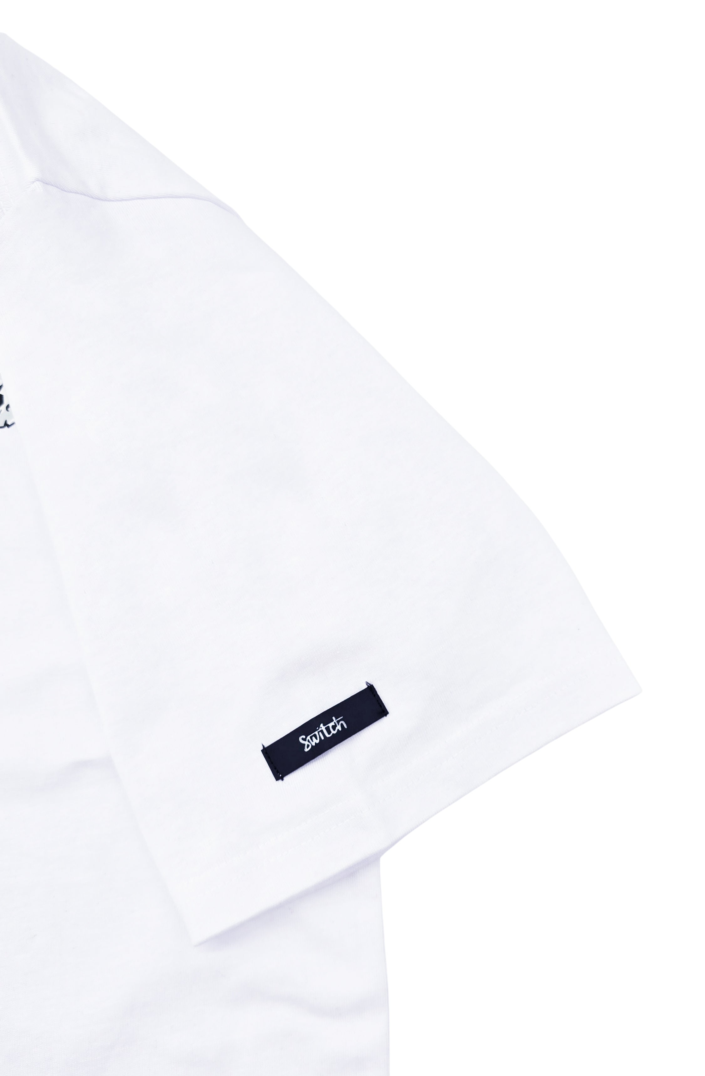 SWITCH MEN'S POISONOUS DEEP INSIDE DROP SHOULDER GRAPHIC T-SHIRT (WHITE)