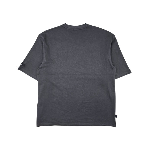 SWITCH MEN'S ANTIDOTE SKULL DROP SHOULDER GRAPHIC T-SHIRT (CHARCOAL)