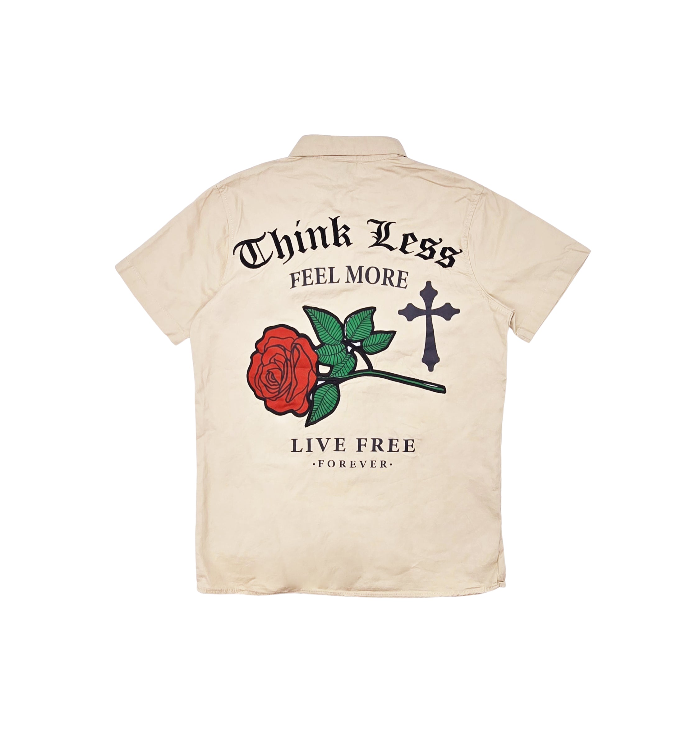 SWITCH MENS TURBO WOVEN SHORT SLEEVE SHIRT/SHORTS SET (SAND BROWN)