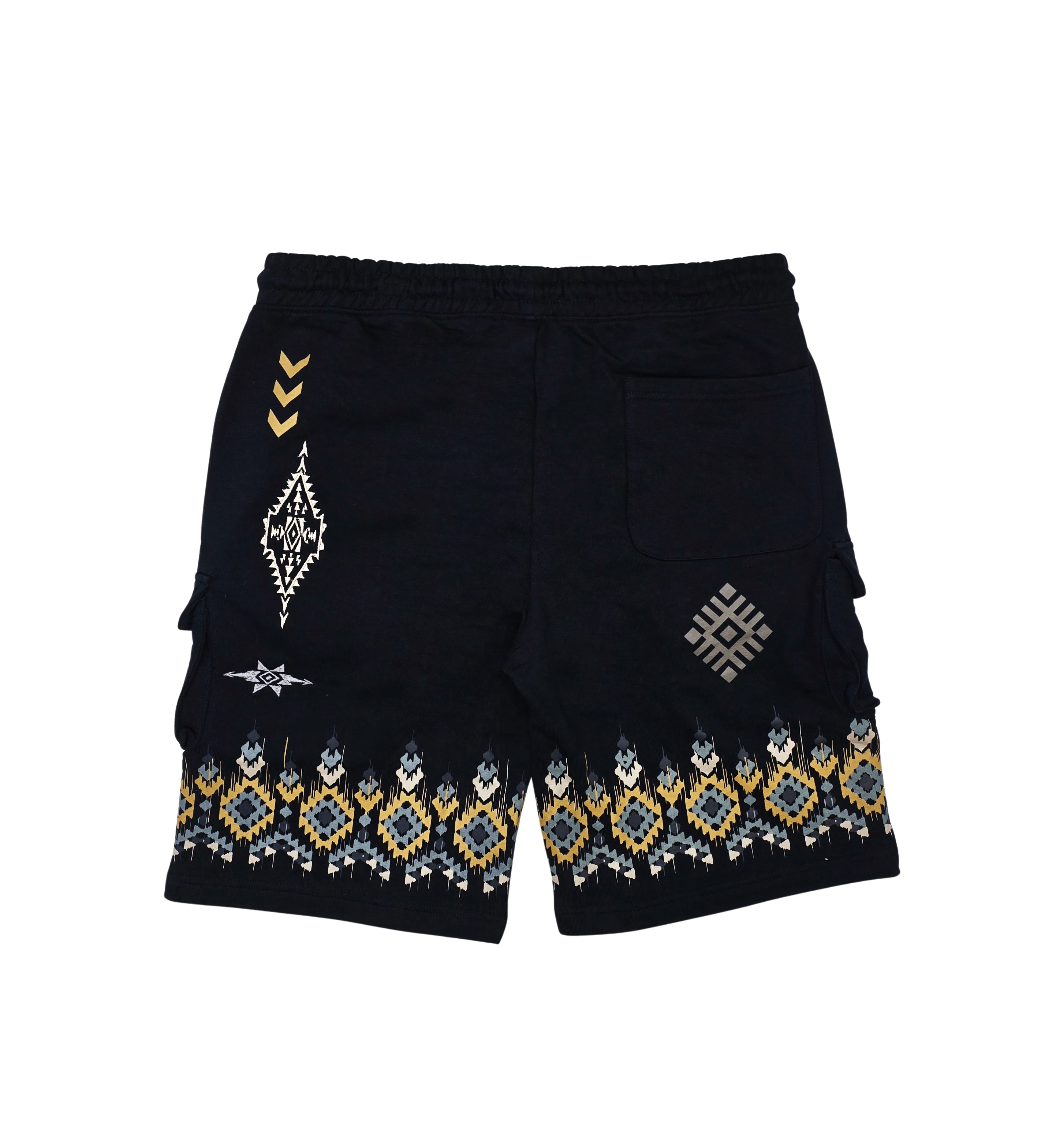 SWITCH MEN'S LIMITED GRAPHIC T-SHIRT & CARGO SHORTS SET (BLACK)