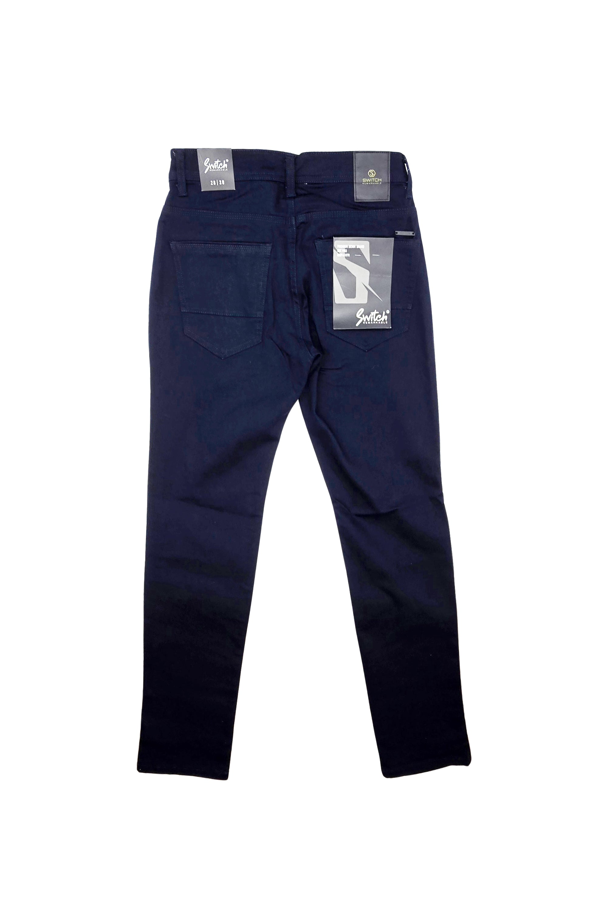 SWITCH MEN'S STRETCH TWILL PANTS (NAVY BLUE)