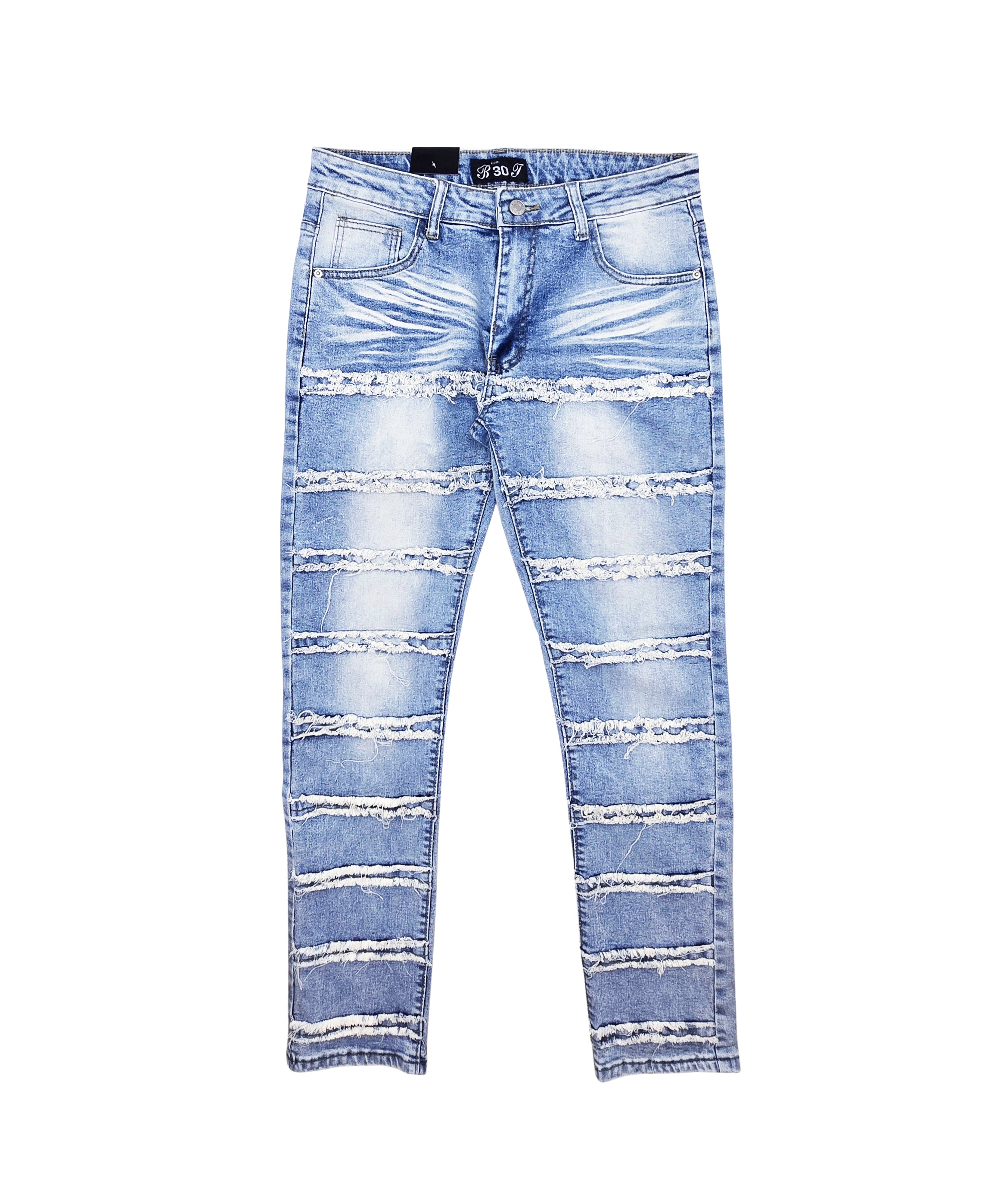 BRONCO MEN'S DENIM STYLE JEANS (BLUE)