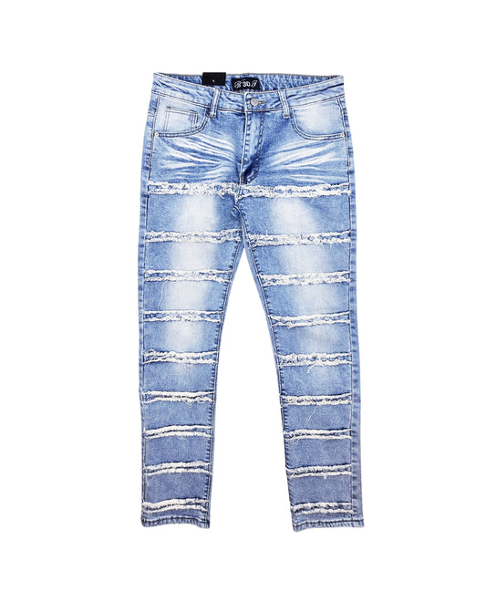 BRONCO MEN'S DENIM STYLE JEANS (BLUE)