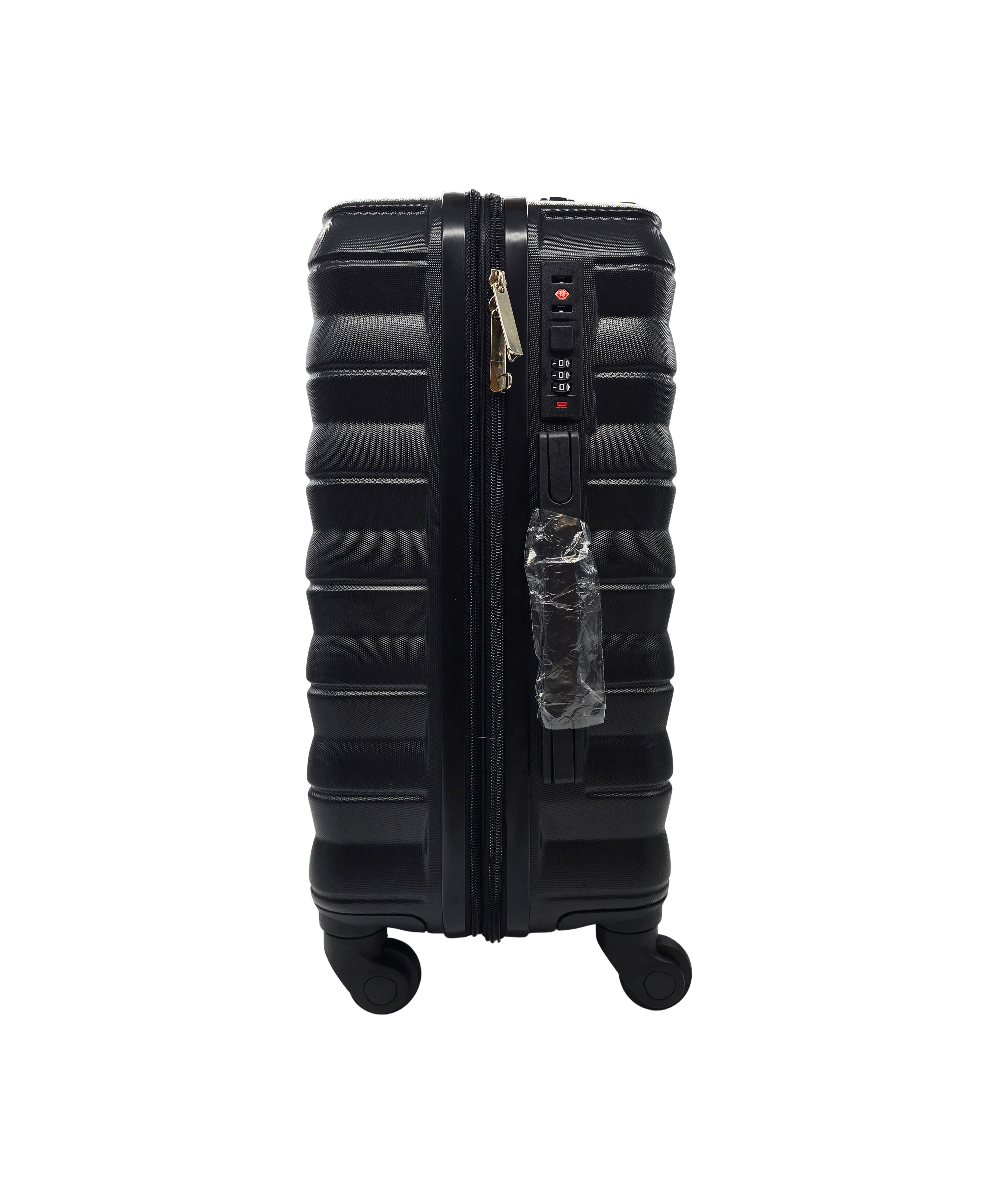 UNITED GLOBAL HARD COVER LIGHT WEIGHT LUGGAGES (BLACK)