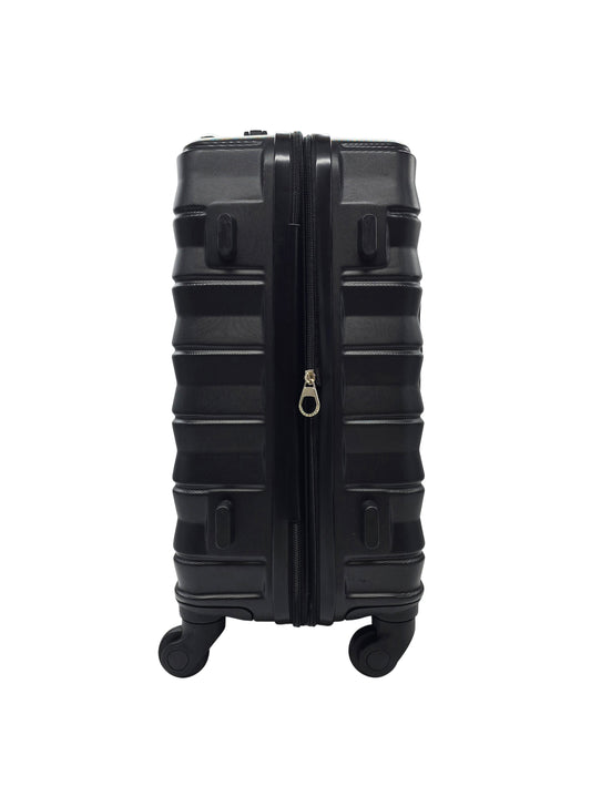 UNITED GLOBAL HARD COVER LIGHT WEIGHT LUGGAGES (BLACK)