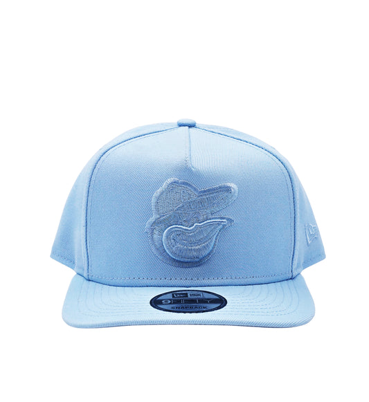 NEW ERA 9FIFTY A-FRAME MLB BALTIMORE ORIOLES SKY BLUE SNAPBACK HAT