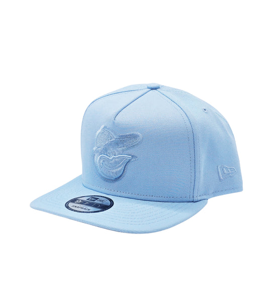 NEW ERA 9FIFTY A-FRAME MLB BALTIMORE ORIOLES SKY BLUE SNAPBACK HAT