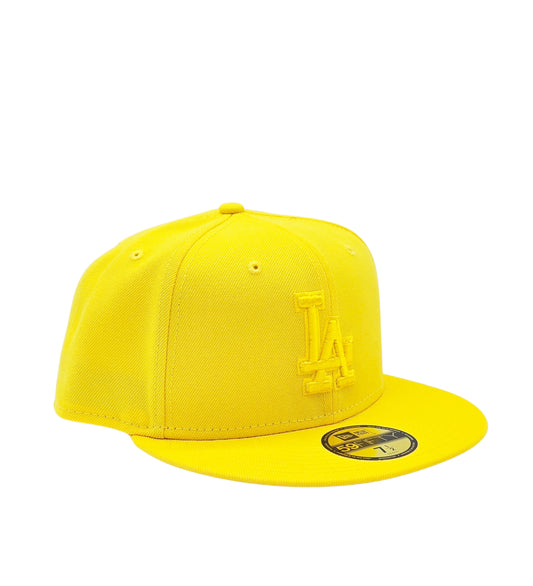 NEW ERA 59FIFTY MLB LOS ANGELES DODGERS YELLOW FITTED HAT