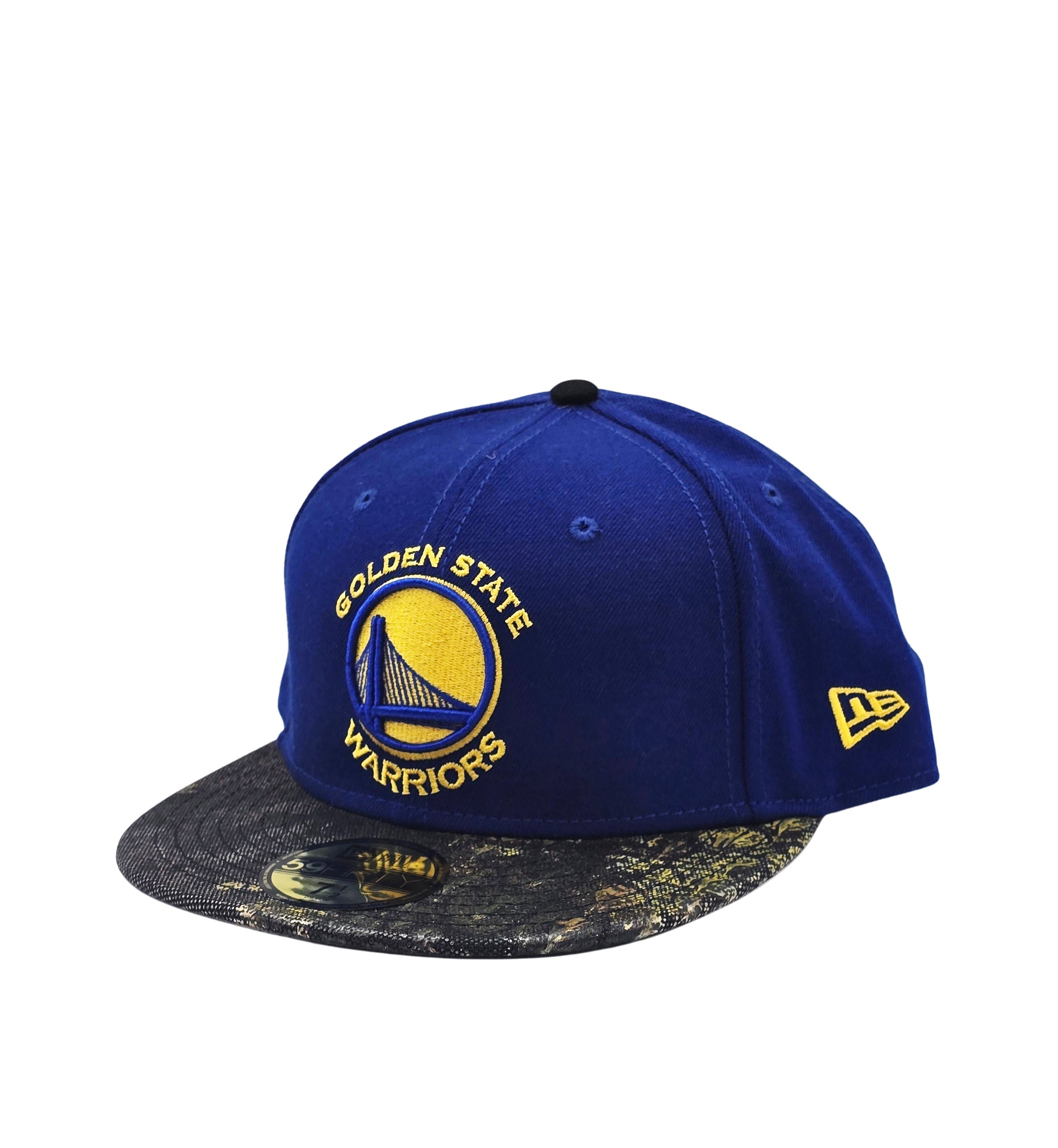 NEW ERA 59FIFTY NBA GOLDEN STATE WARRIORS ROYAL BLUE/CAMO FITTED HAT