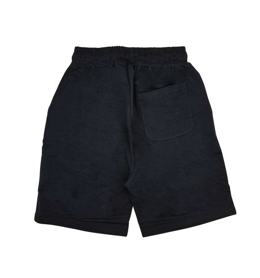 MEN'S SPORTS KNIT FRENCH TERRY SHORTS (BLACK)